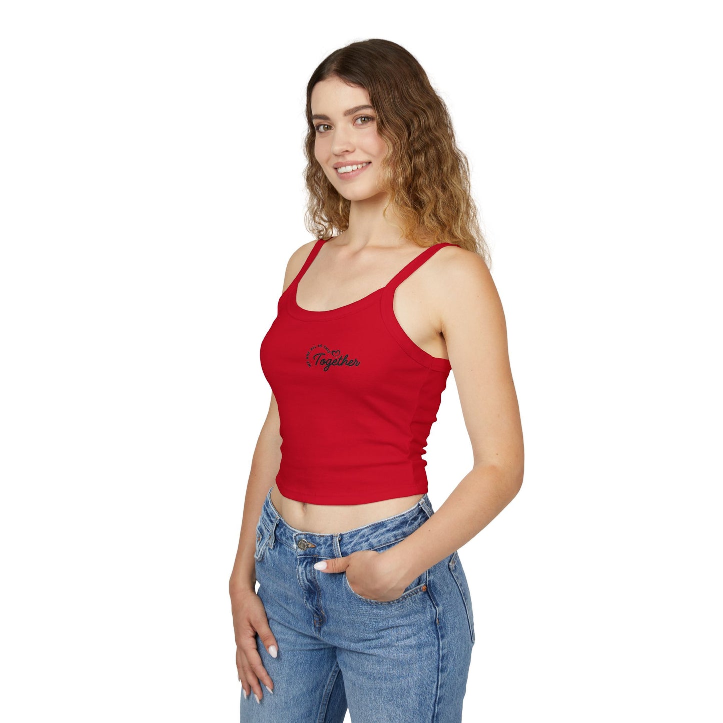 Together Heart Crop Tank Top