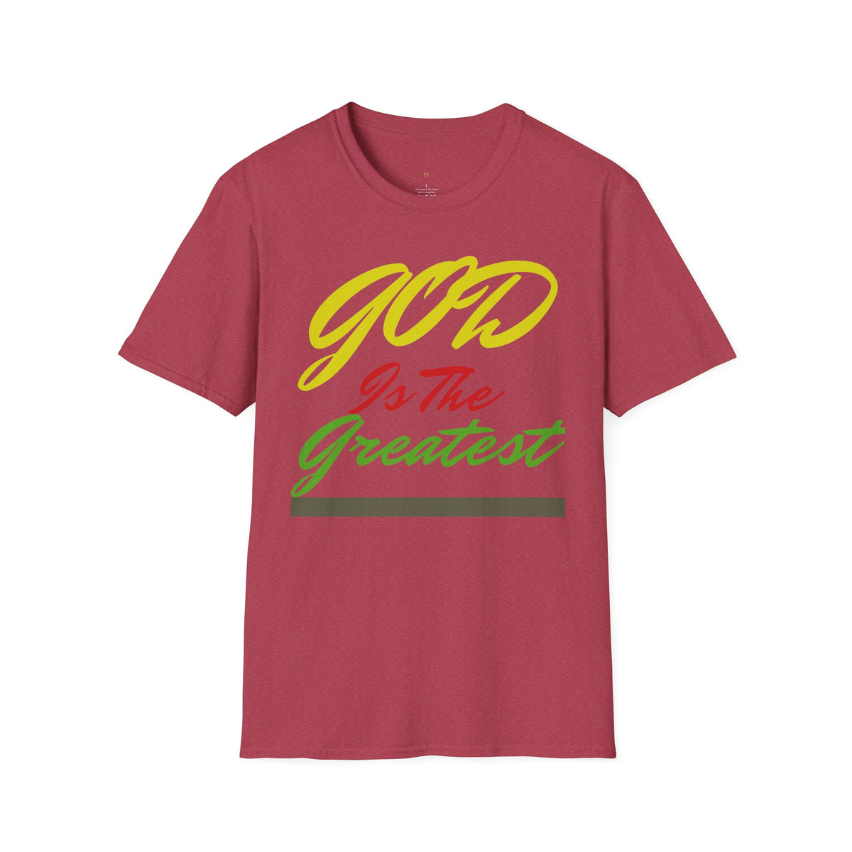 God Is The Greatest T-Shirt — Inspirational Christian Faith Tee