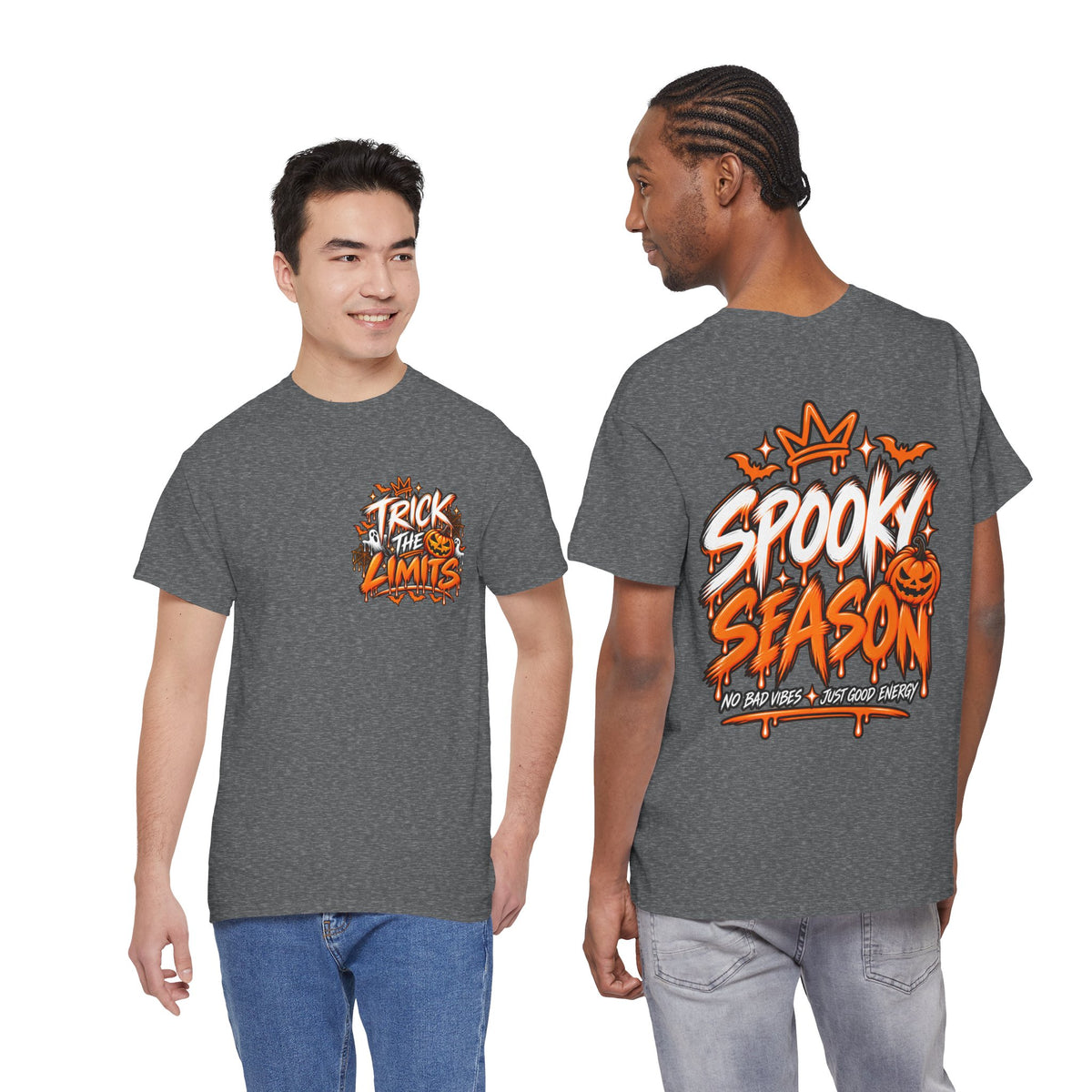 Spooky Season T-Shirt — 'Trick the Limits' Halloween Graphic Tee