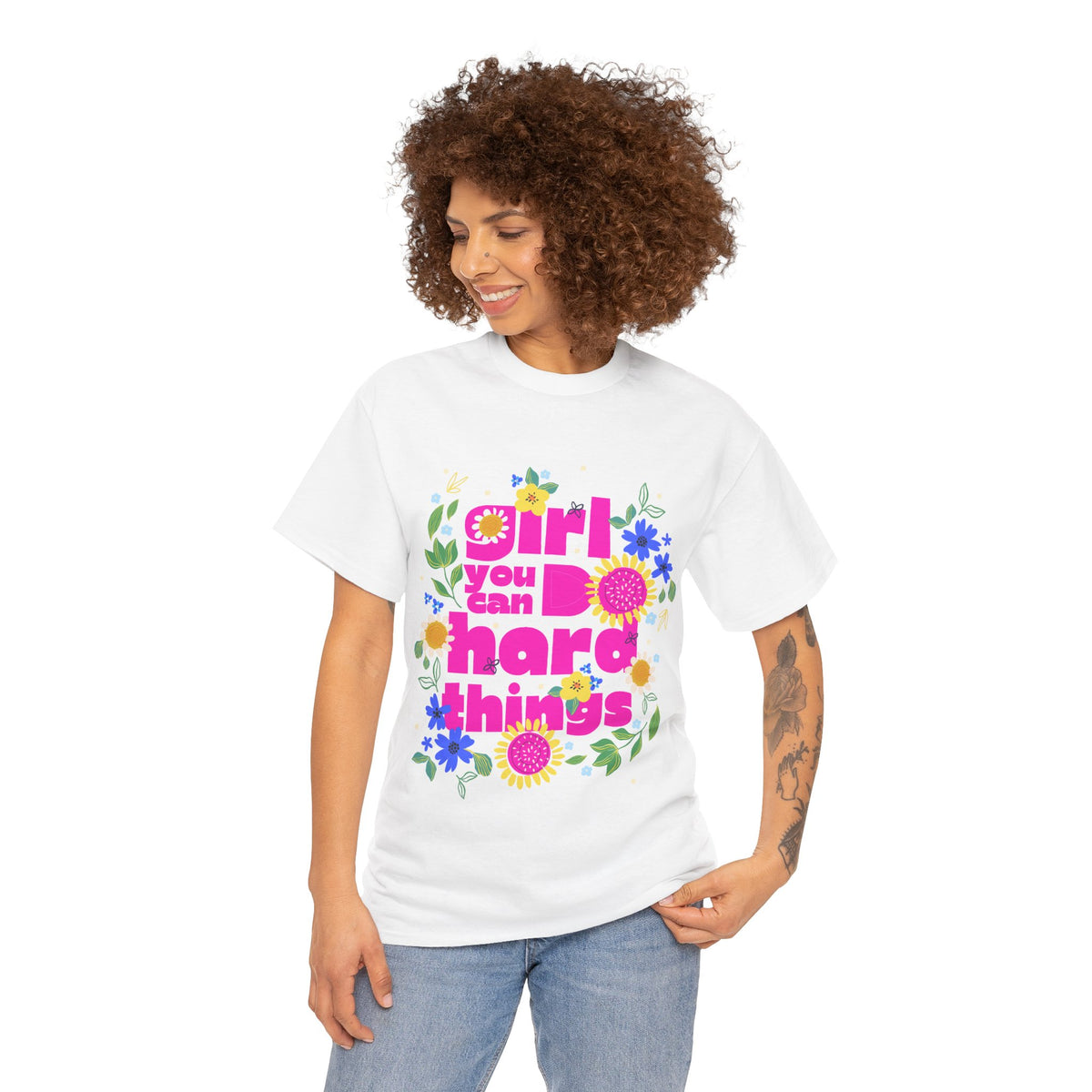 Girl You Can Do Hard Things Tee