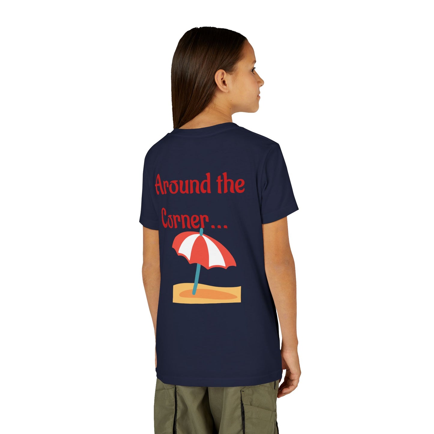 Youth Summer Vibe Tee, Kids Beach Tee