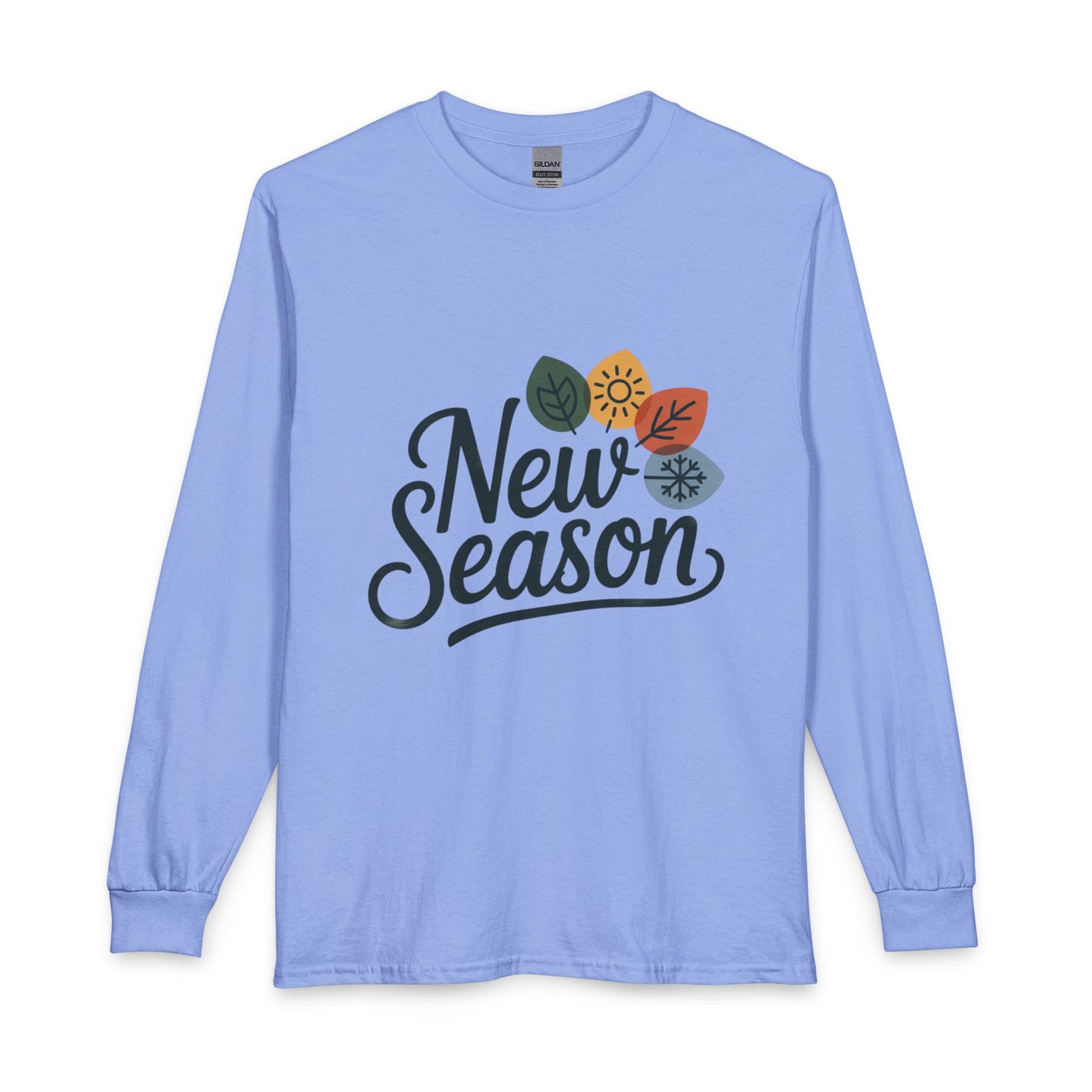 New Season Long Sleeve Tee — “A Season to Begin With” Floral Fall Shirt