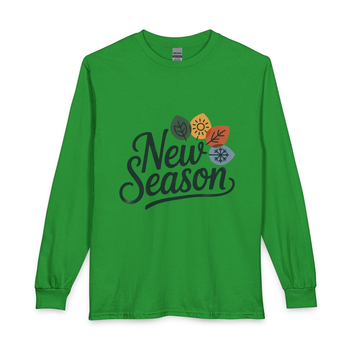 New Season Long Sleeve Tee — “A Season to Begin With” Floral Fall Shirt