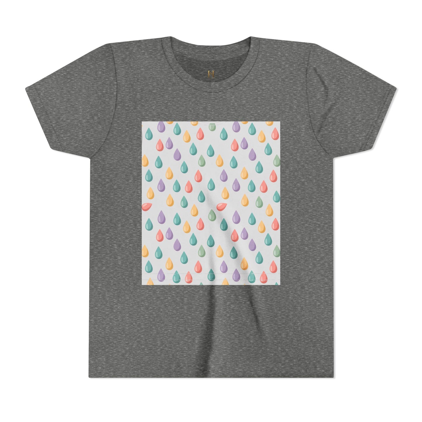 Colorful Water Droplet Youth Tee