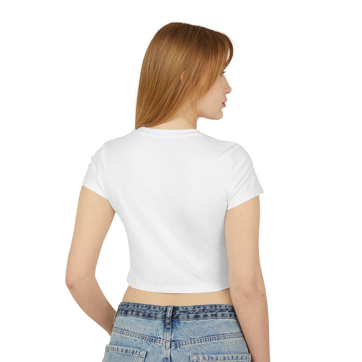 Pretty Girls Outside Crop Tee — Women's Graphic Baby T-Shirt