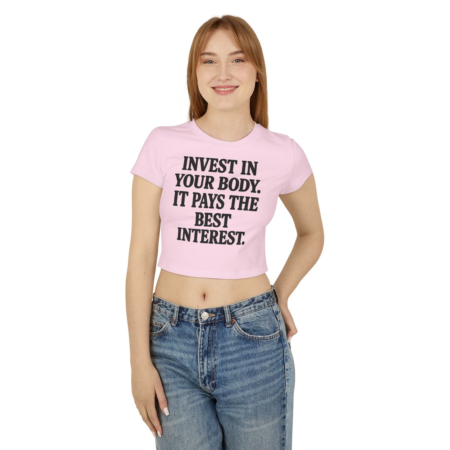 Invest in Your Body Crop Tee