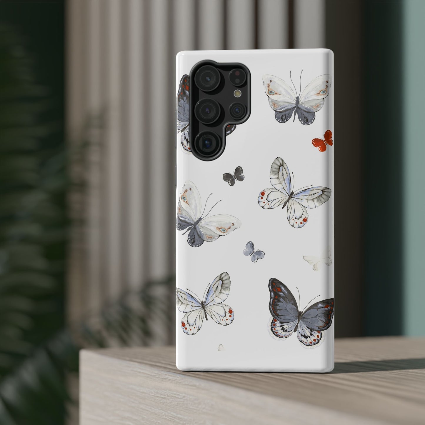 Butterfly Impact-Resistant Phone Case, Elegant Phone Cover, Gifts for Her, Nature Lovers, Eco-friendly Design, Cute Butterfly Case