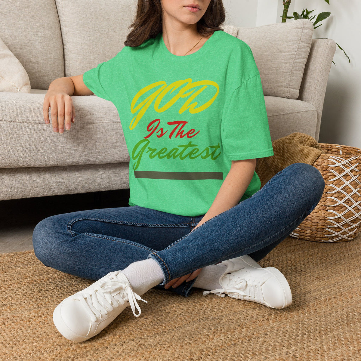 God Is The Greatest T-Shirt — Inspirational Christian Faith Tee