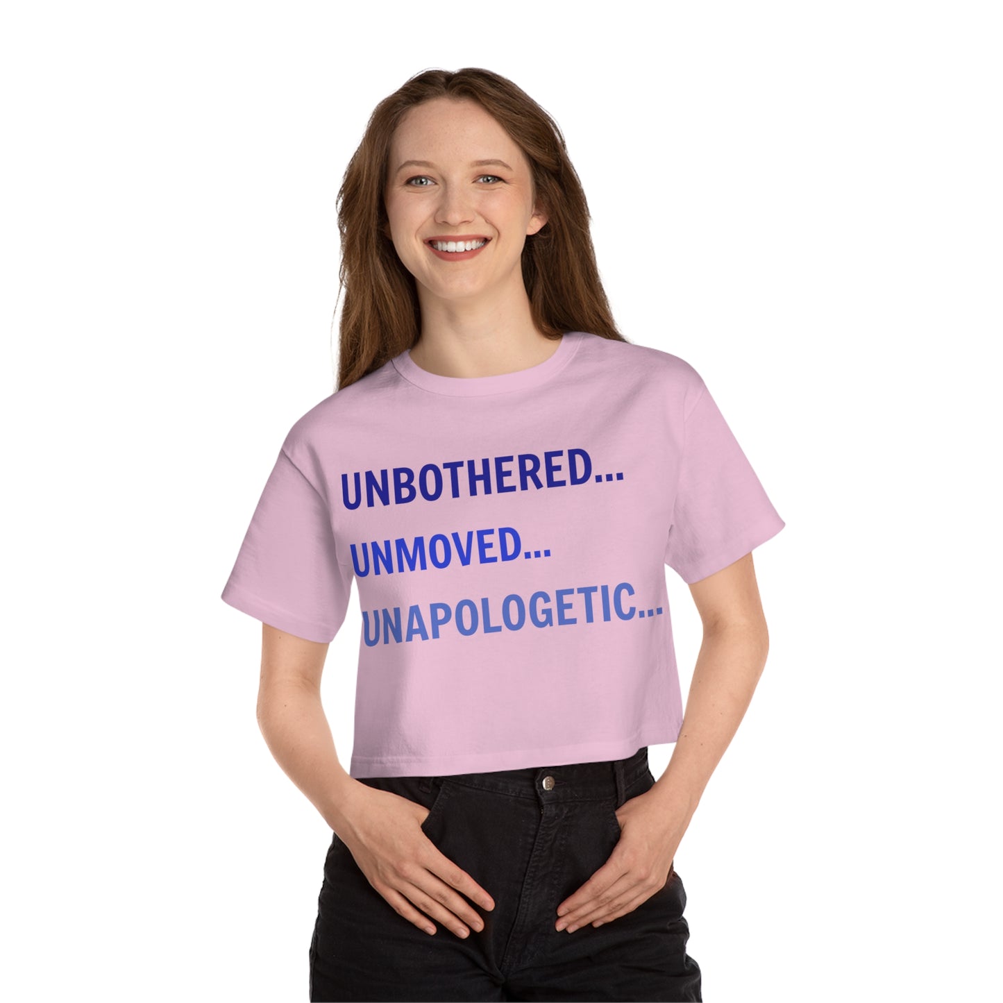 Unbothered Women's Cropped Tee