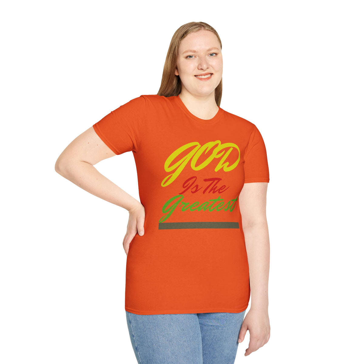 God Is The Greatest T-Shirt — Inspirational Christian Faith Tee