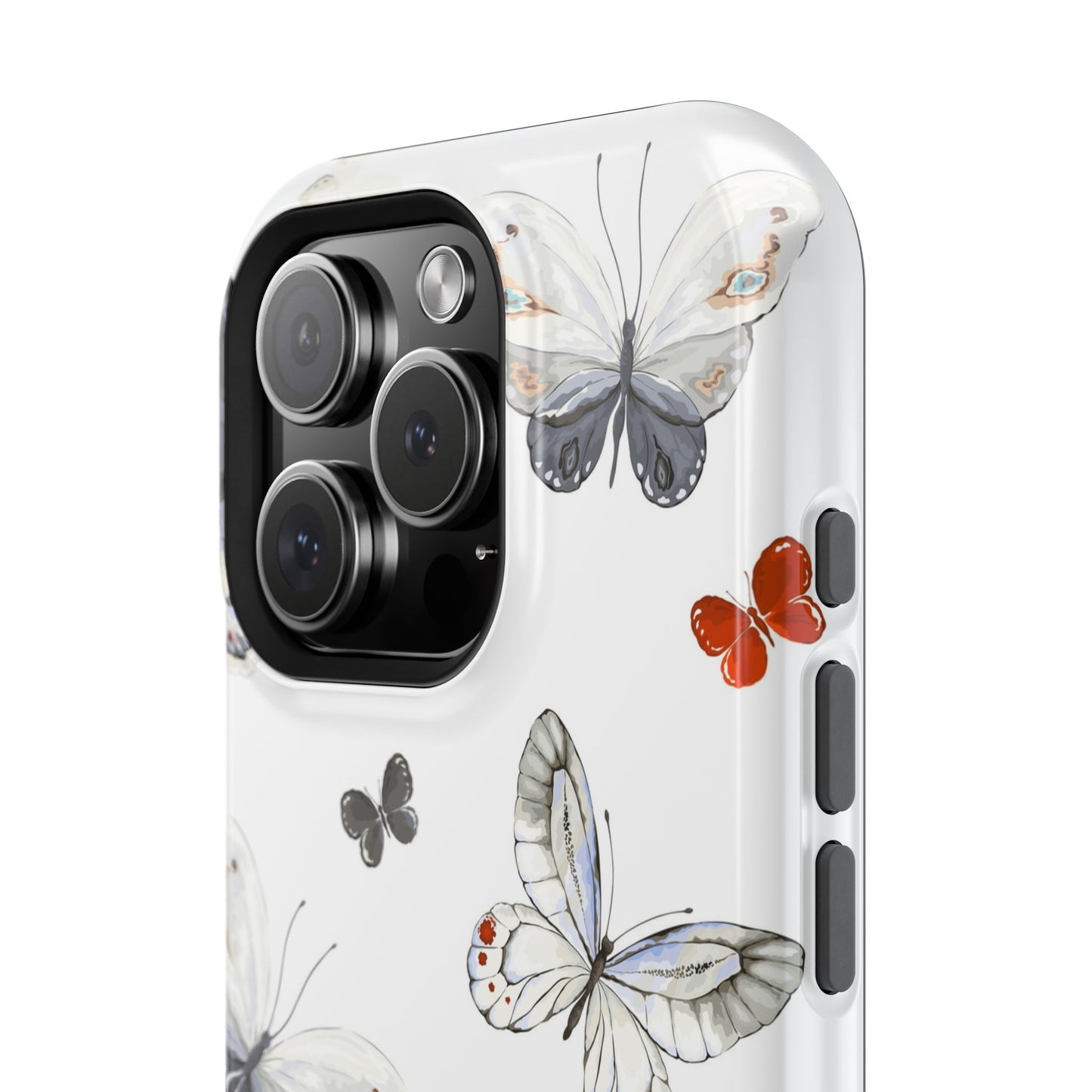 Butterfly Impact-Resistant Phone Case, Elegant Phone Cover, Gifts for Her, Nature Lovers, Eco-friendly Design, Cute Butterfly Case