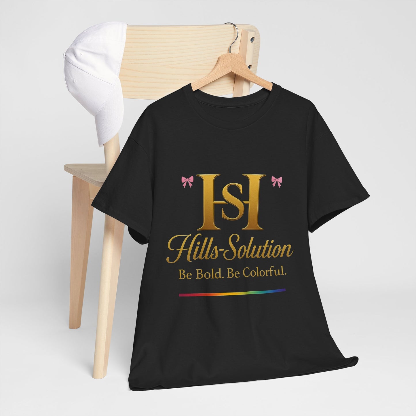 Be Bold Be Colorful Graphic Tee — Vibrant Hills Solution T-Shirt