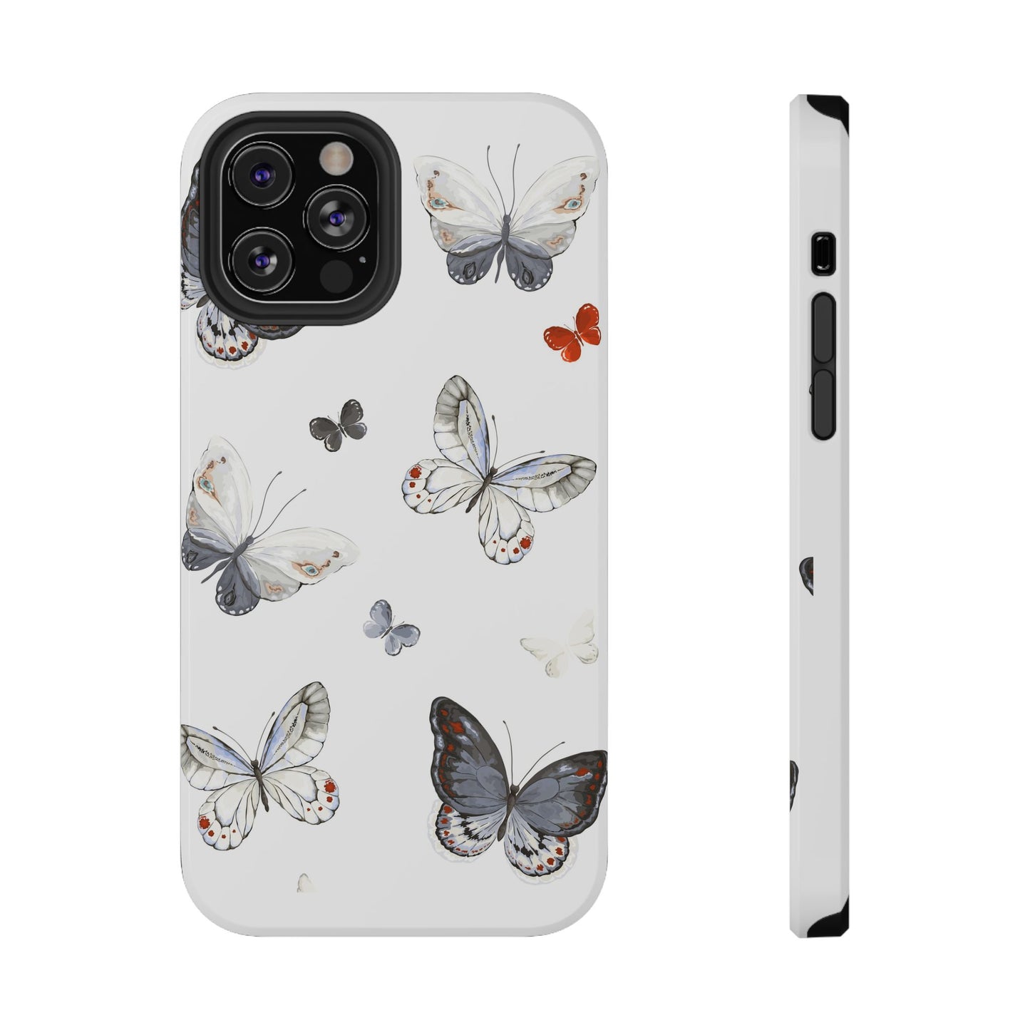 Butterfly Impact-Resistant Phone Case, Elegant Phone Cover, Gifts for Her, Nature Lovers, Eco-friendly Design, Cute Butterfly Case