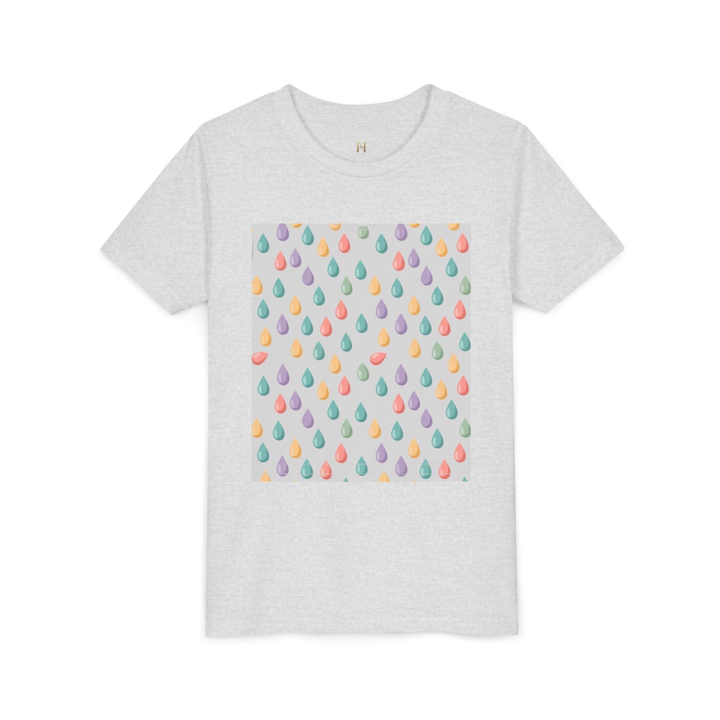 Colorful Water Droplet Youth Tee