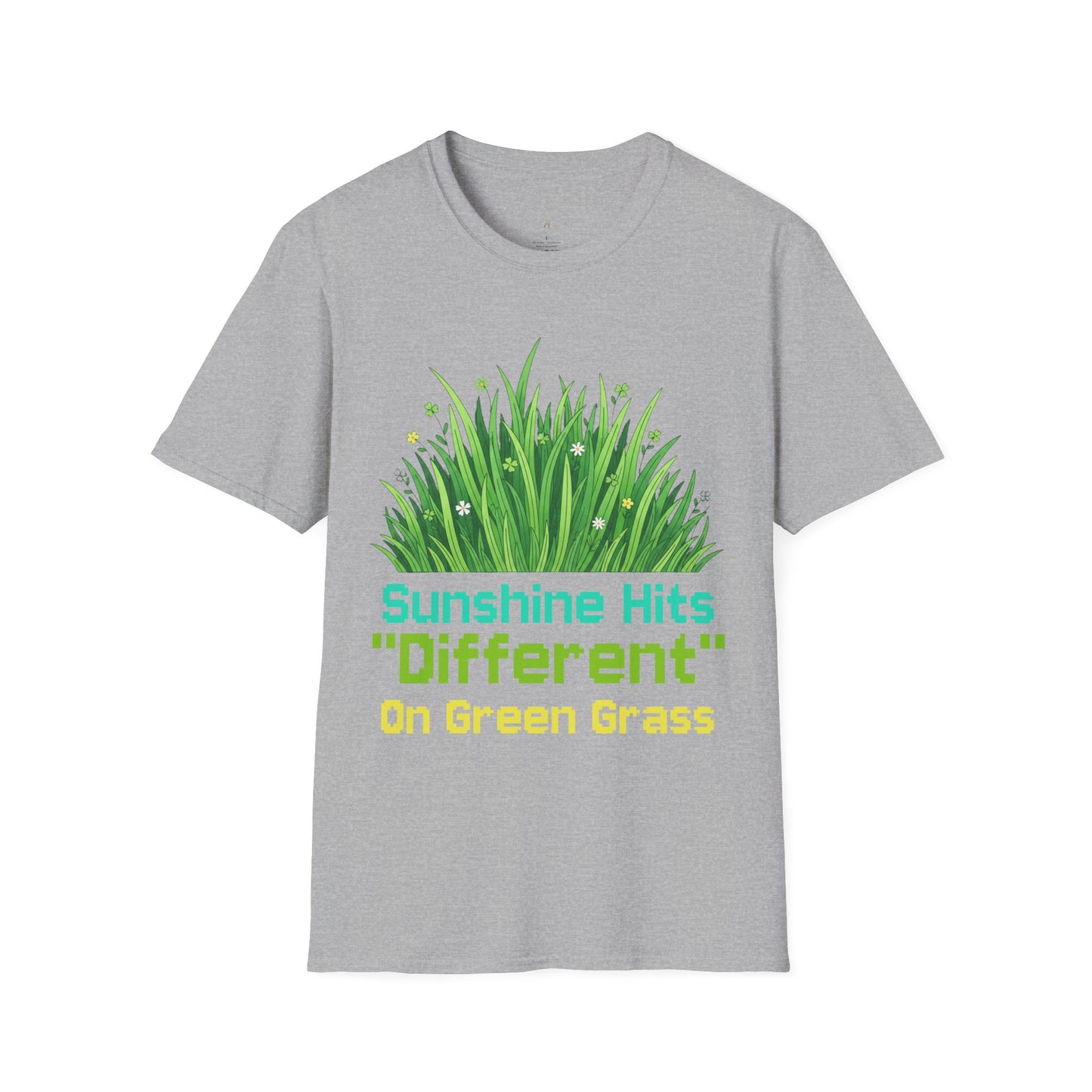Sunshine Hits "Different" On Green Grass T-Shirt