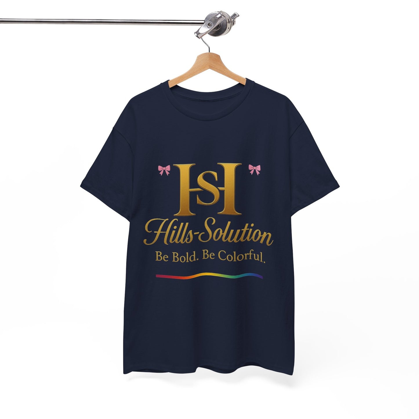 Be Bold Be Colorful Graphic Tee — Vibrant Hills Solution T-Shirt