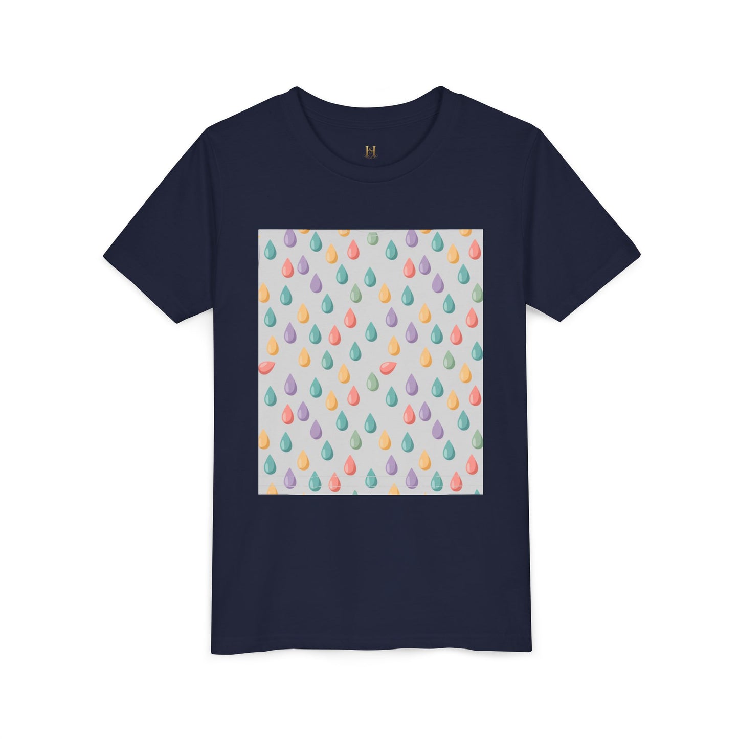 Colorful Water Droplet Youth Tee