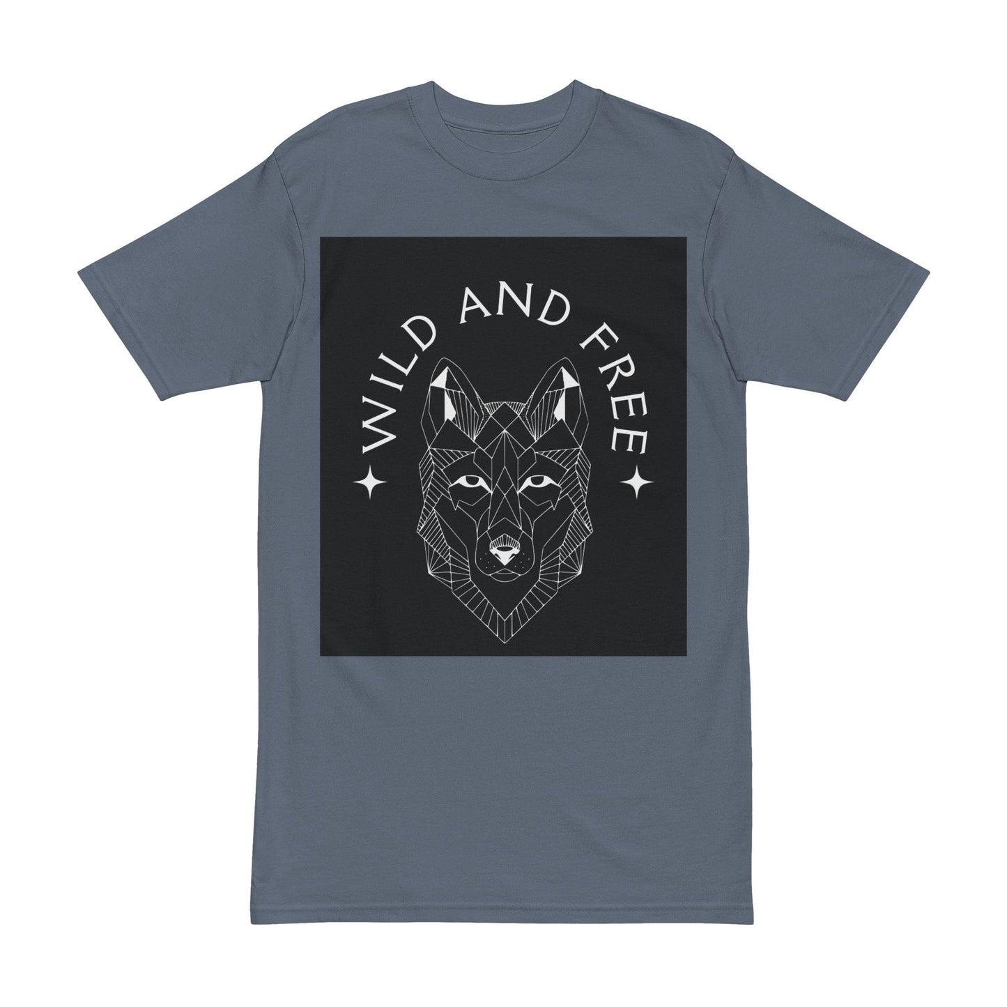 Wild and Free Wolf T-Shirt — Graphic Men's Tee