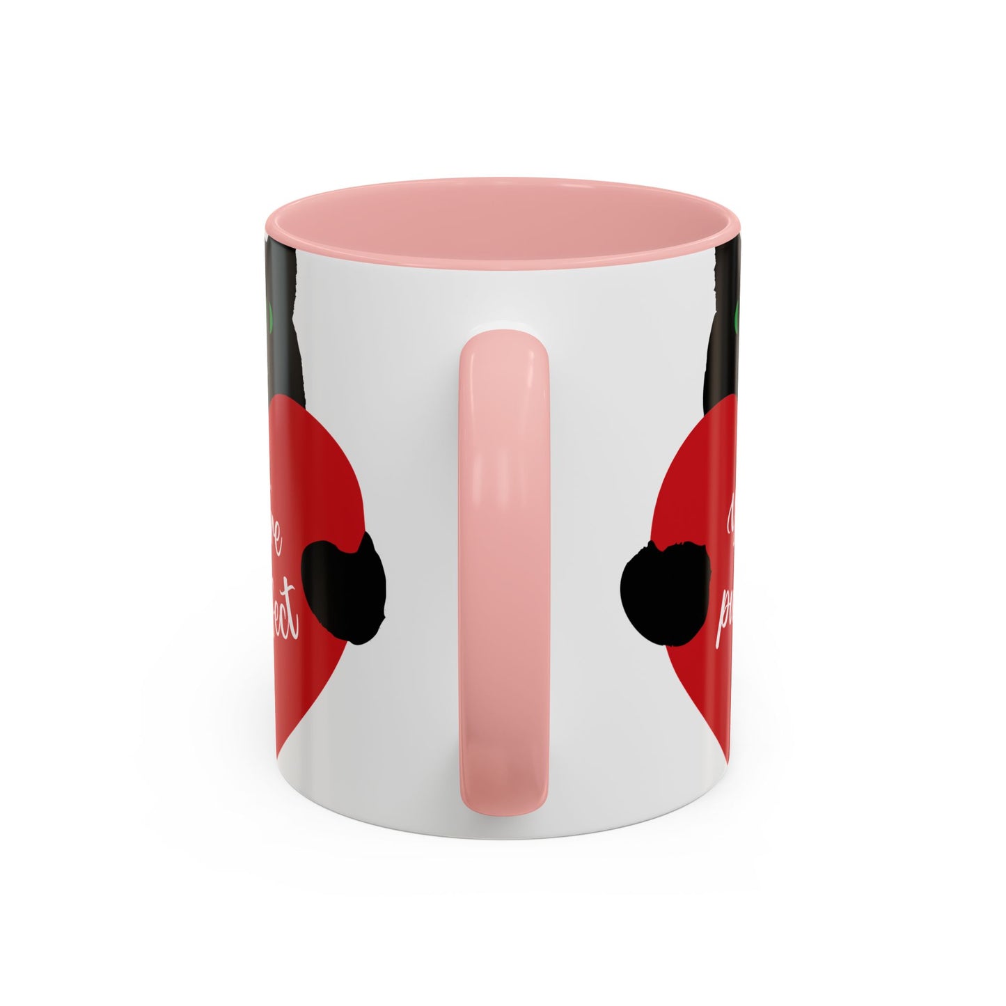 Purrfect Cat Heart Accent Coffee Mug – "You're Purrfect" 11/15oz