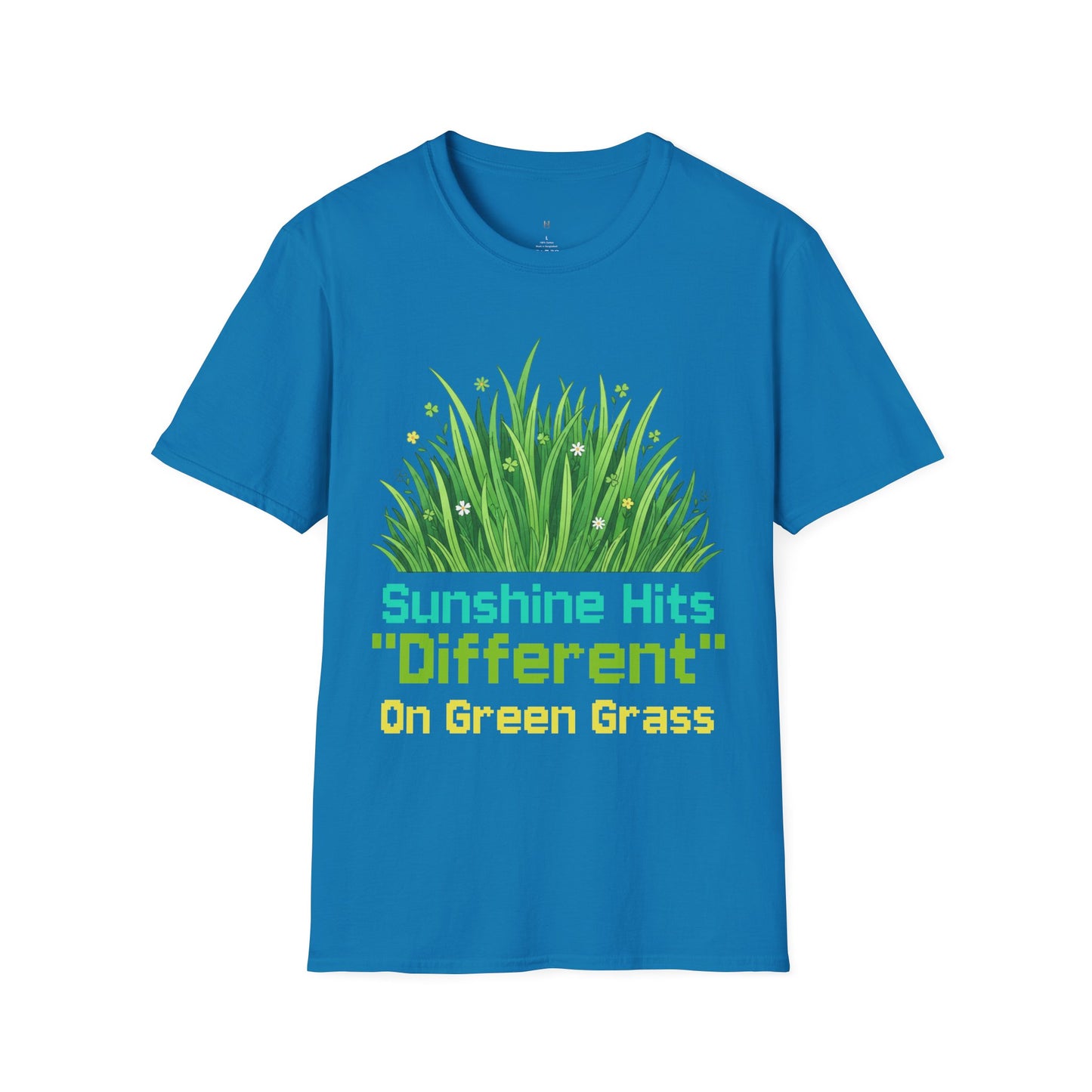 Sunshine Hits "Different" On Green Grass T-Shirt