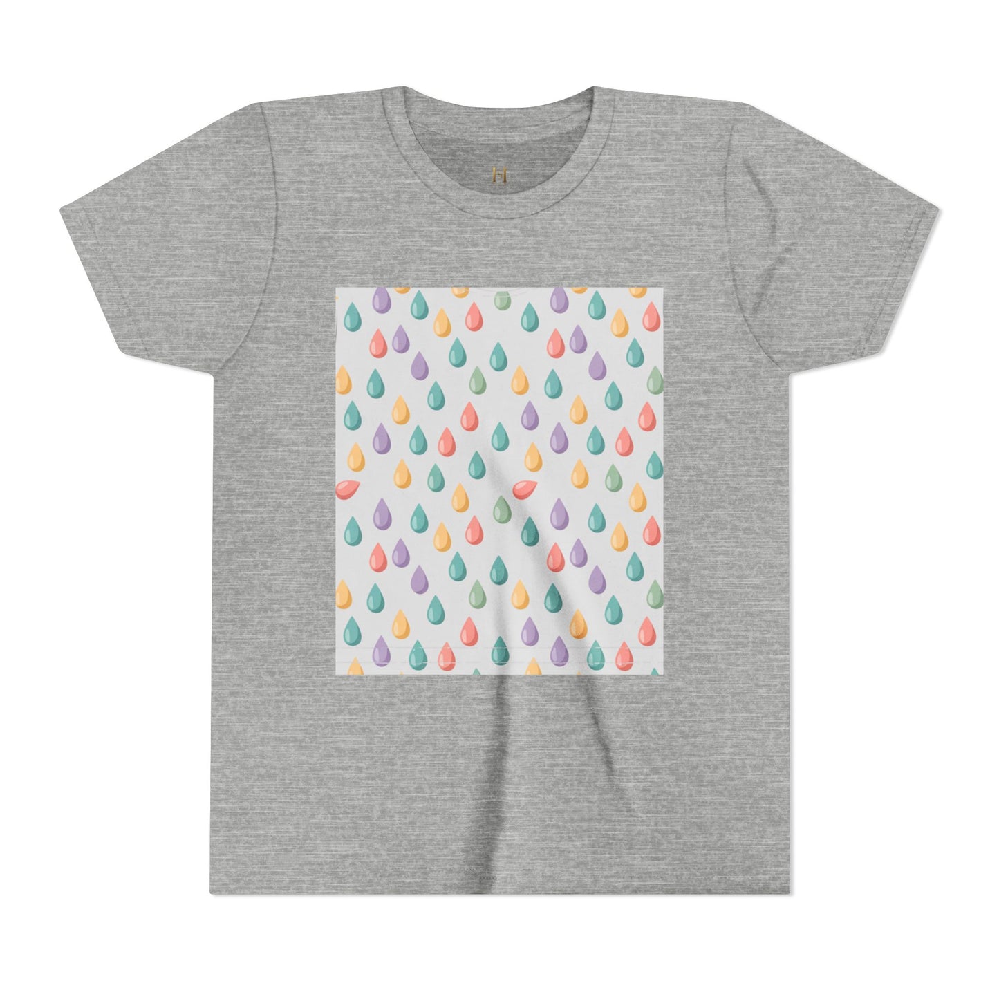 Colorful Water Droplet Youth Tee