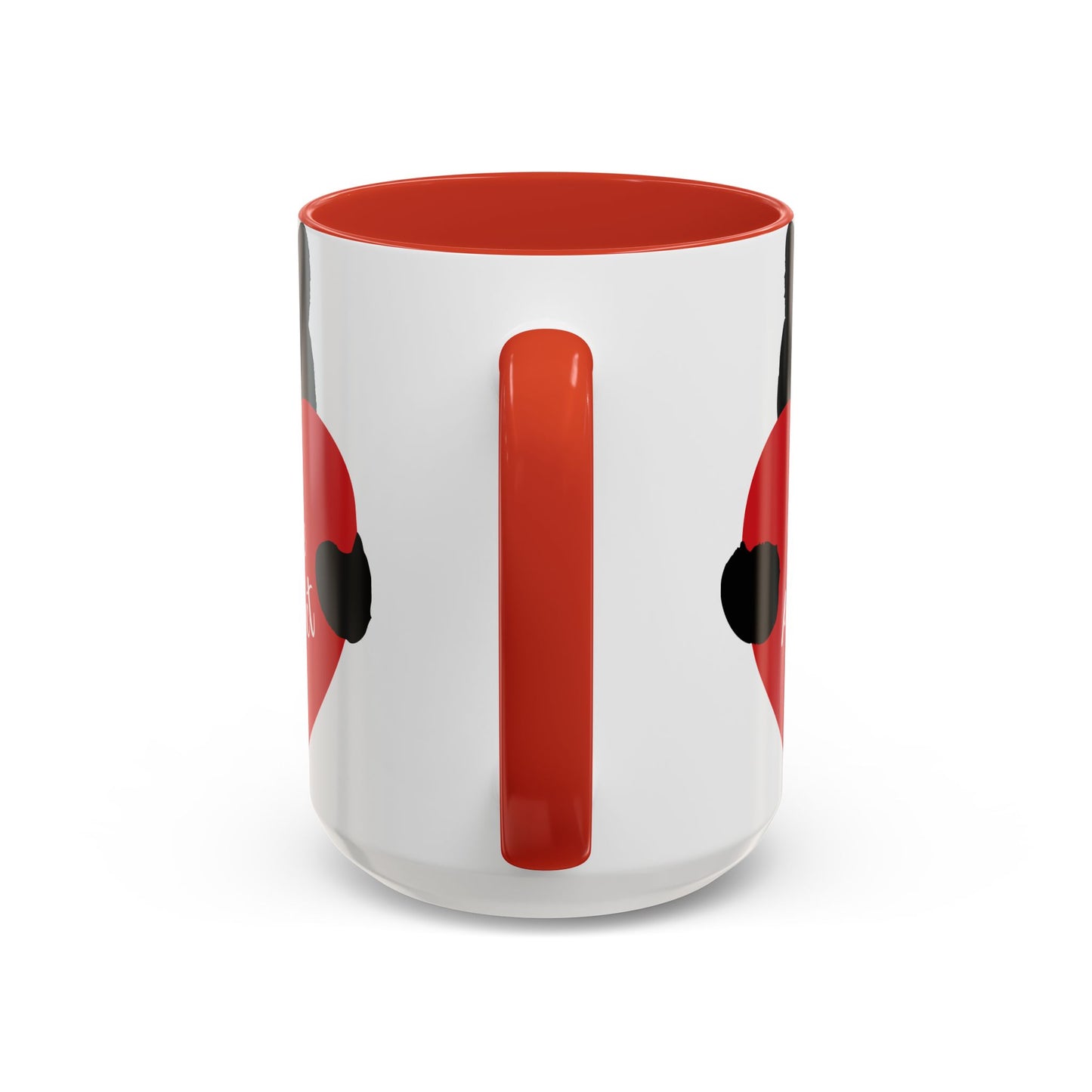 Purrfect Cat Heart Accent Coffee Mug – "You're Purrfect" 11/15oz
