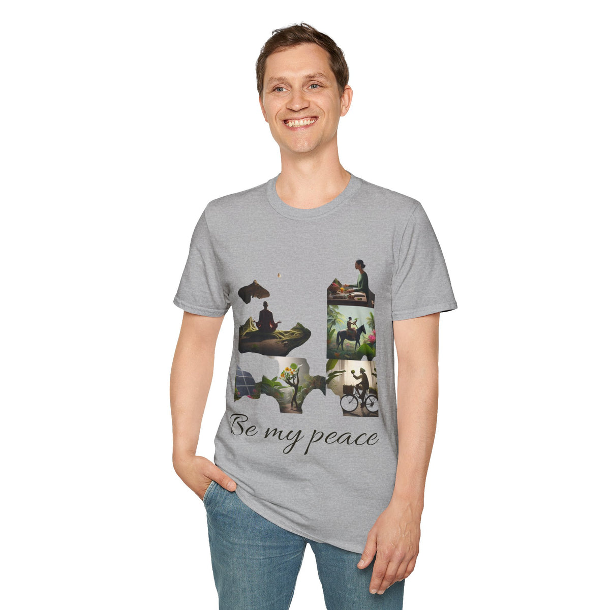 Be My Peace T-Shirt — Calming Nature & Mindfulness Graphic Tee