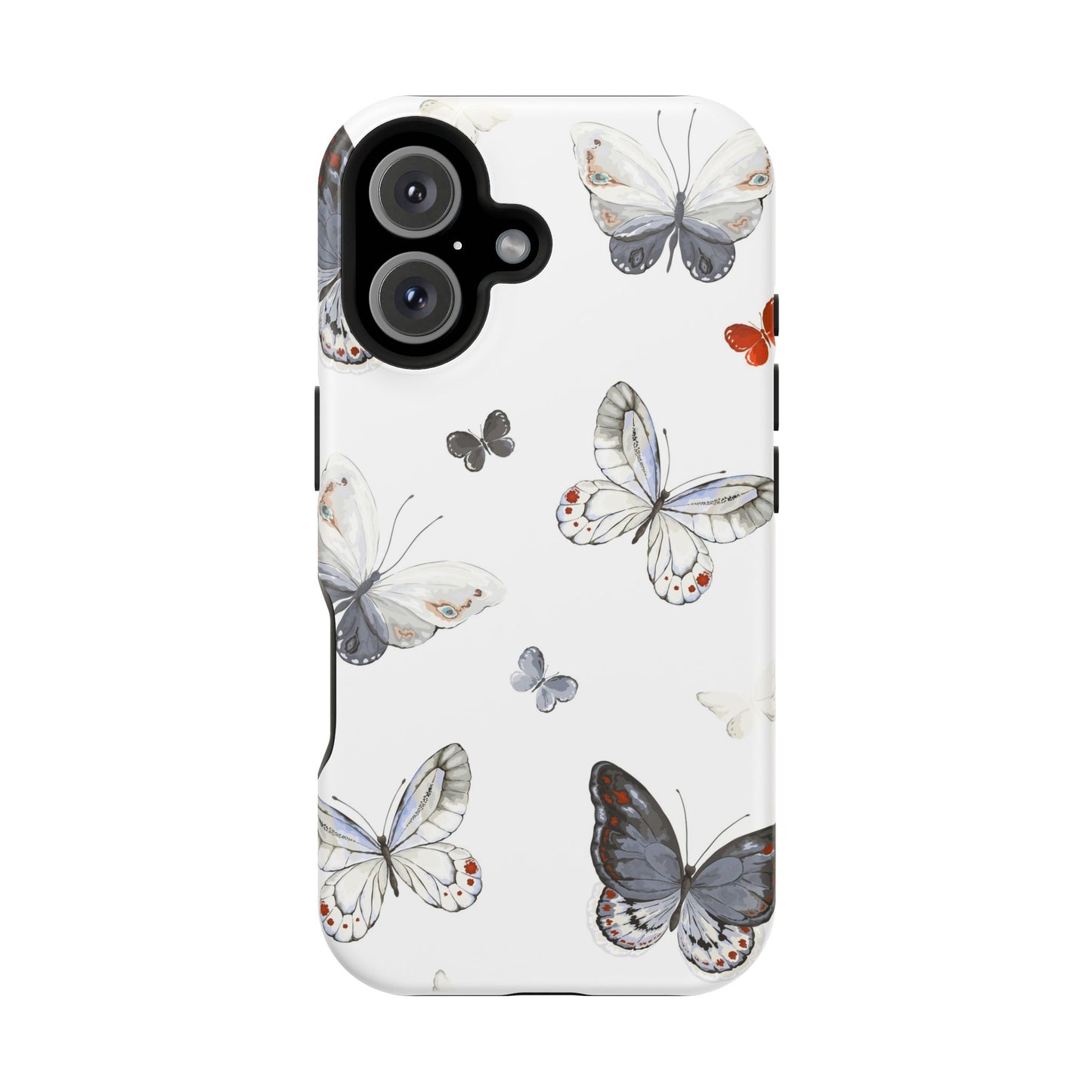 Butterfly Impact-Resistant Phone Case, Elegant Phone Cover, Gifts for Her, Nature Lovers, Eco-friendly Design, Cute Butterfly Case