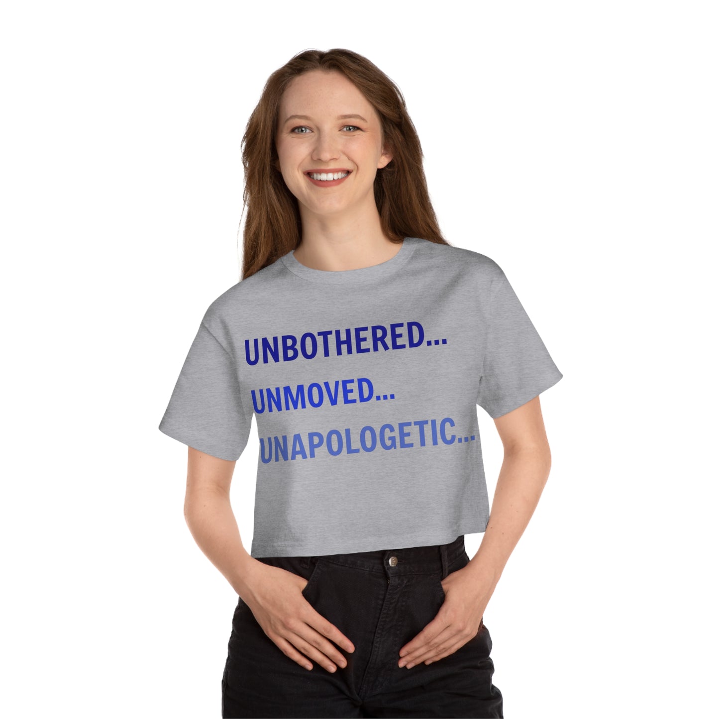 Unbothered Women's Cropped Tee