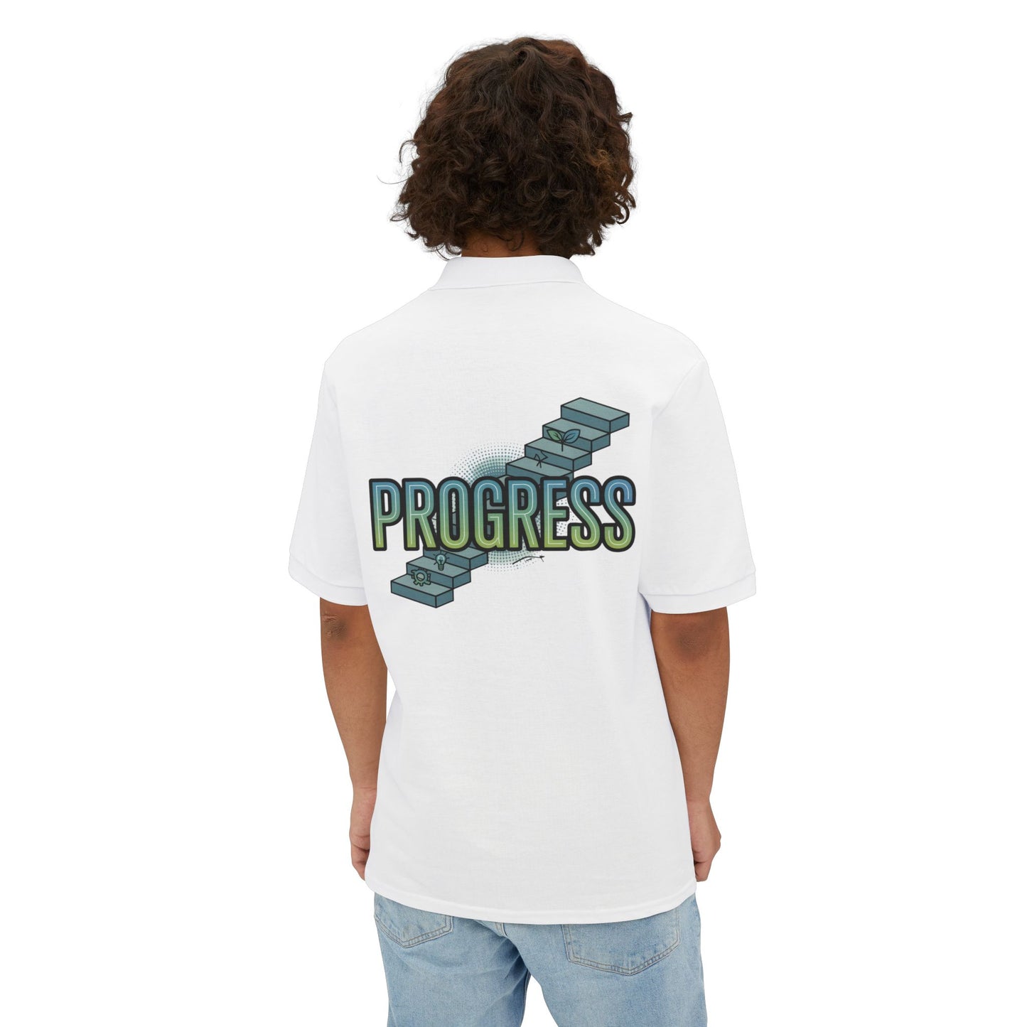 Men's Piqué Polo Shirt - Progress Theme Casual Wear