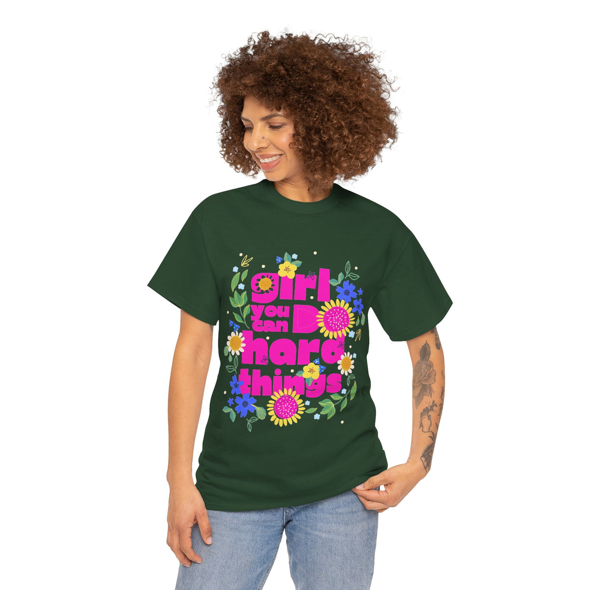 Girl You Can Do Hard Things Tee