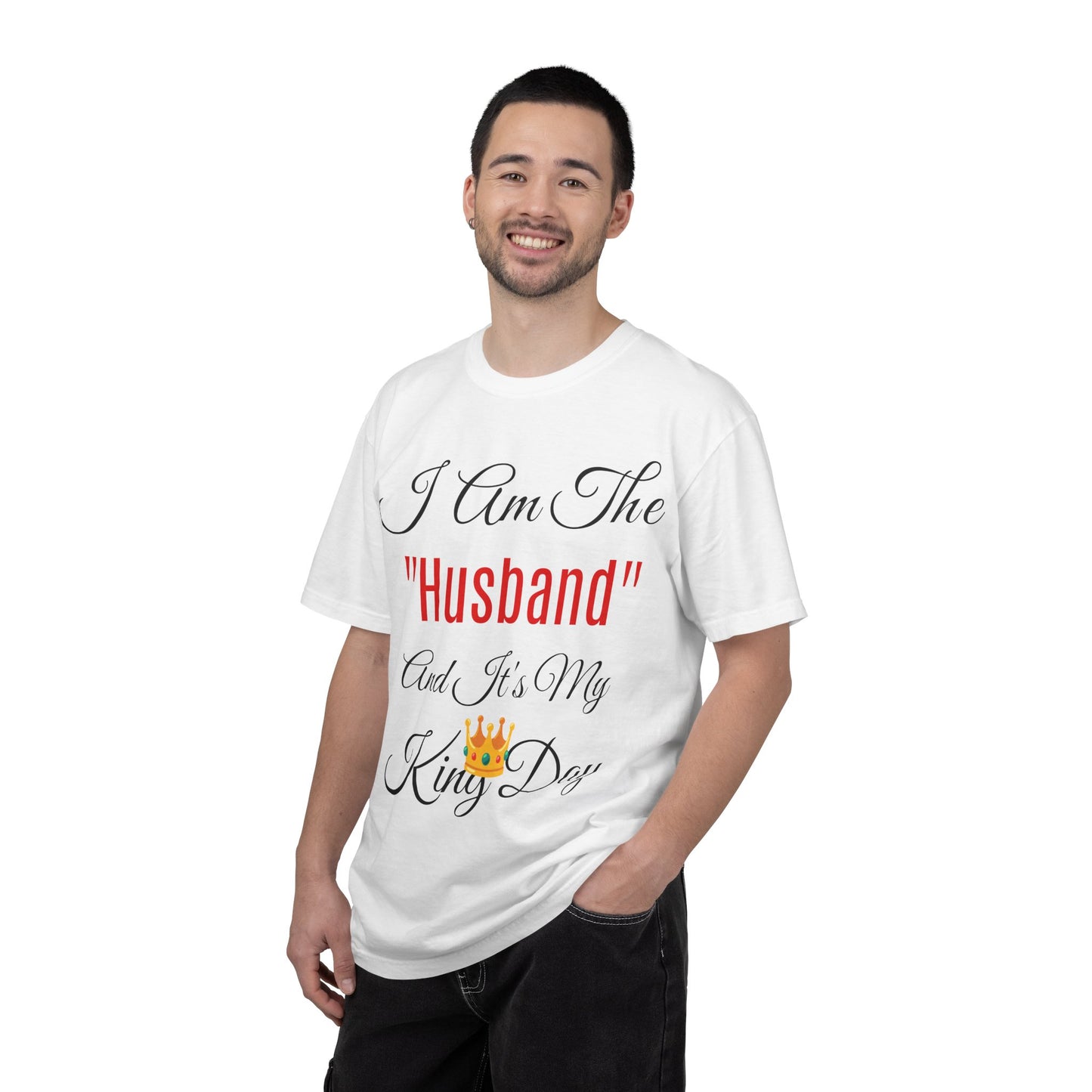 King Day Husband T-shirt | Unisex Garment-Dyed Tee