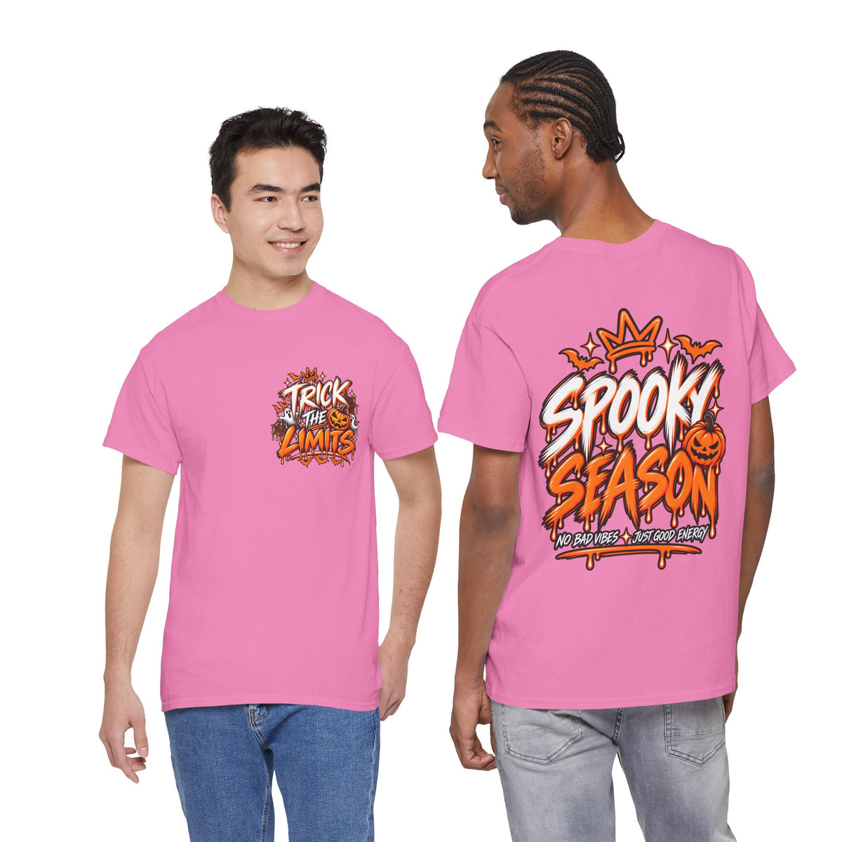 Spooky Season T-Shirt — 'Trick the Limits' Halloween Graphic Tee