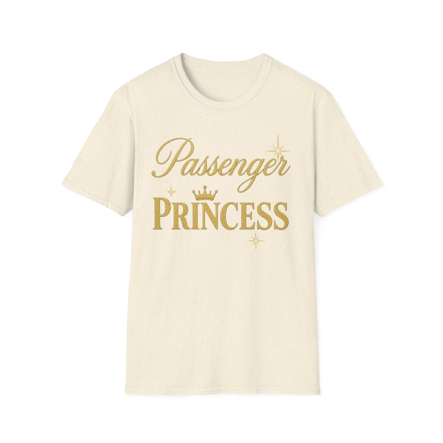 Passenger Princess Unisex T-Shirt - Softstyle, Trendy Tee for Road Trips, Gifts for Girls, Adventure Apparel, Birthday Celebration, [...]