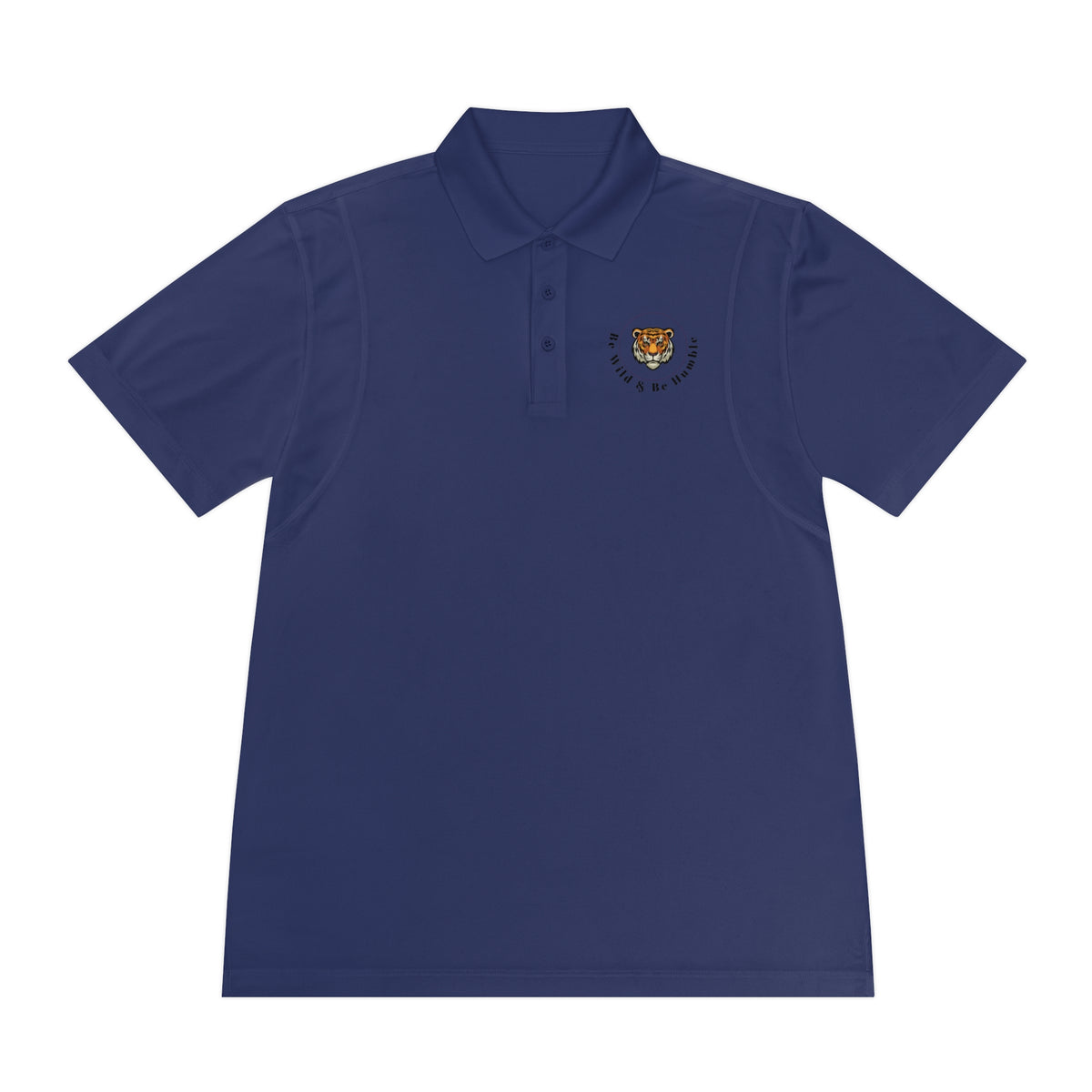 Men's Tiger Crest Polo Shirt — Athletic Golf & Casual Sport Polo