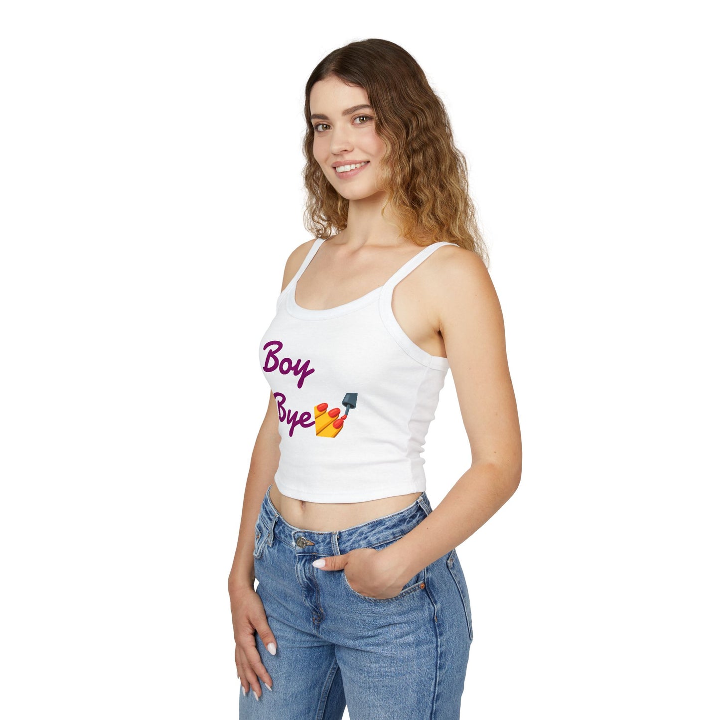 Chic Women's Tank Top with "boy bye"