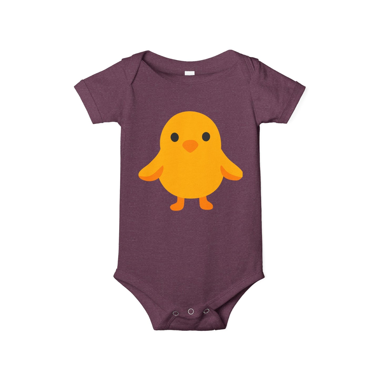 Adorable Baby Bodysuit with Cute Chick Design, Infant Onesie