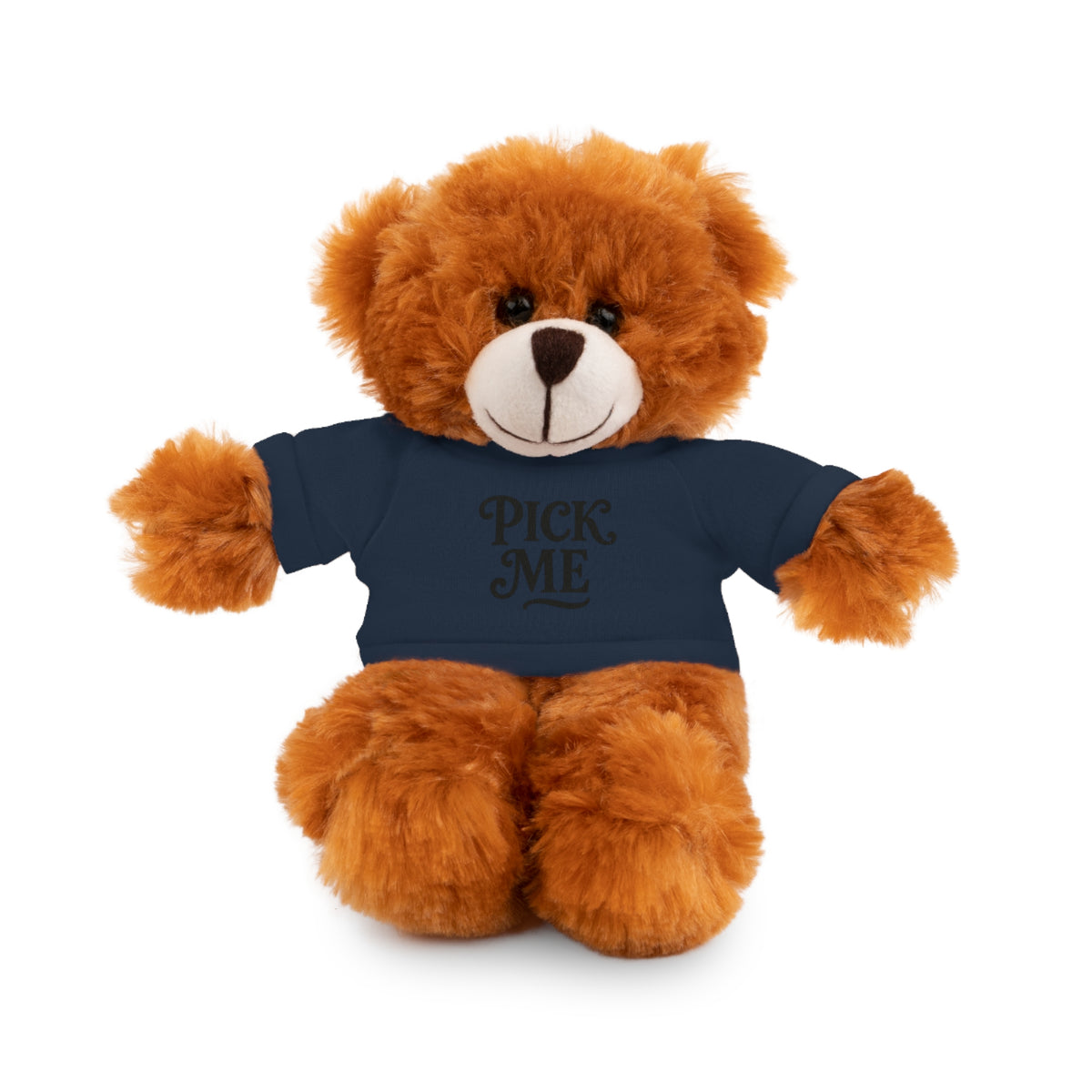 Pick Me Plush Bear with Tee — Cute Stuffed Animal Gift