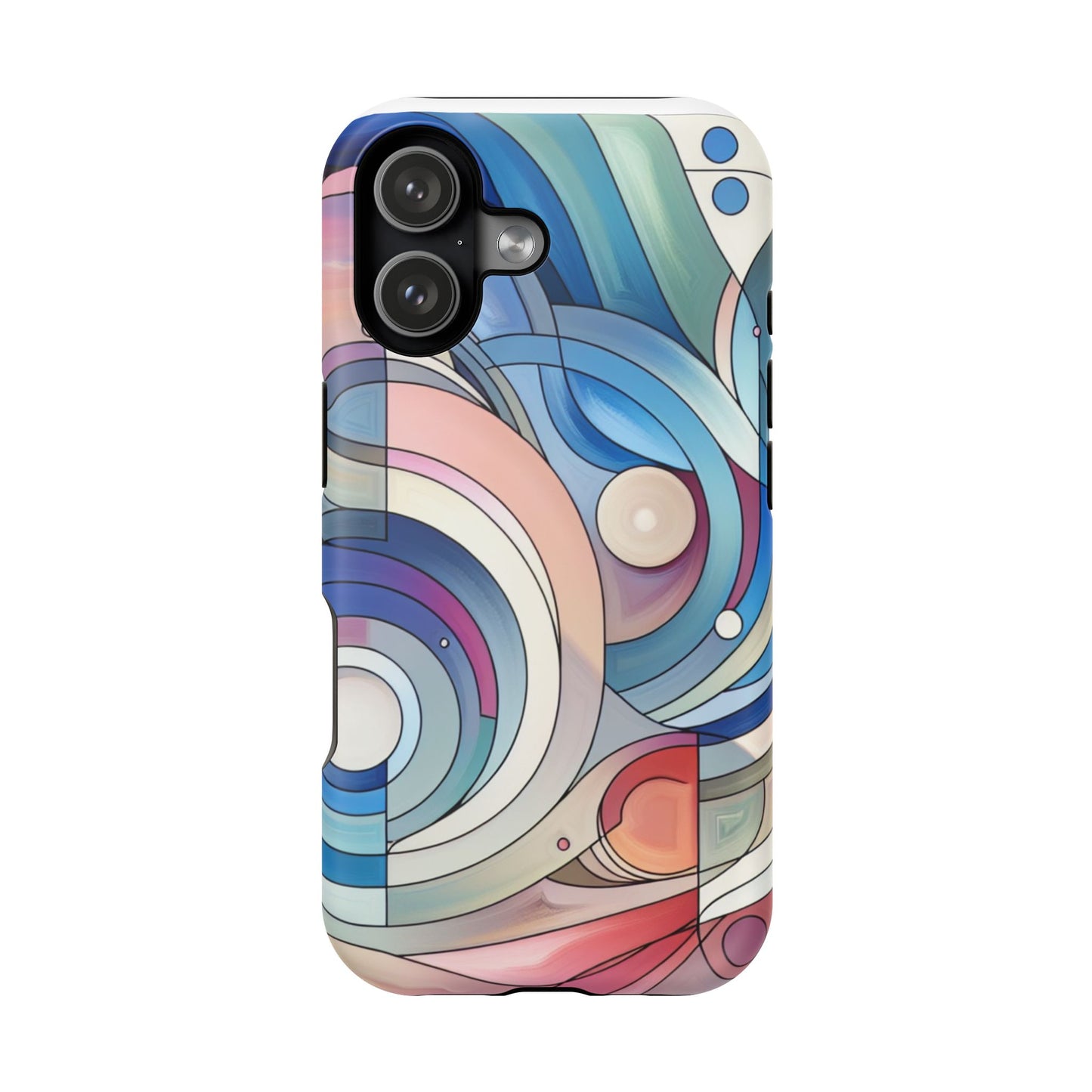 Artistic Magnetic Phone Case | Abstract Colorful Design, Unique Gift for Artists, Stylish Protection, Holiday Essentials, Phone Accessory