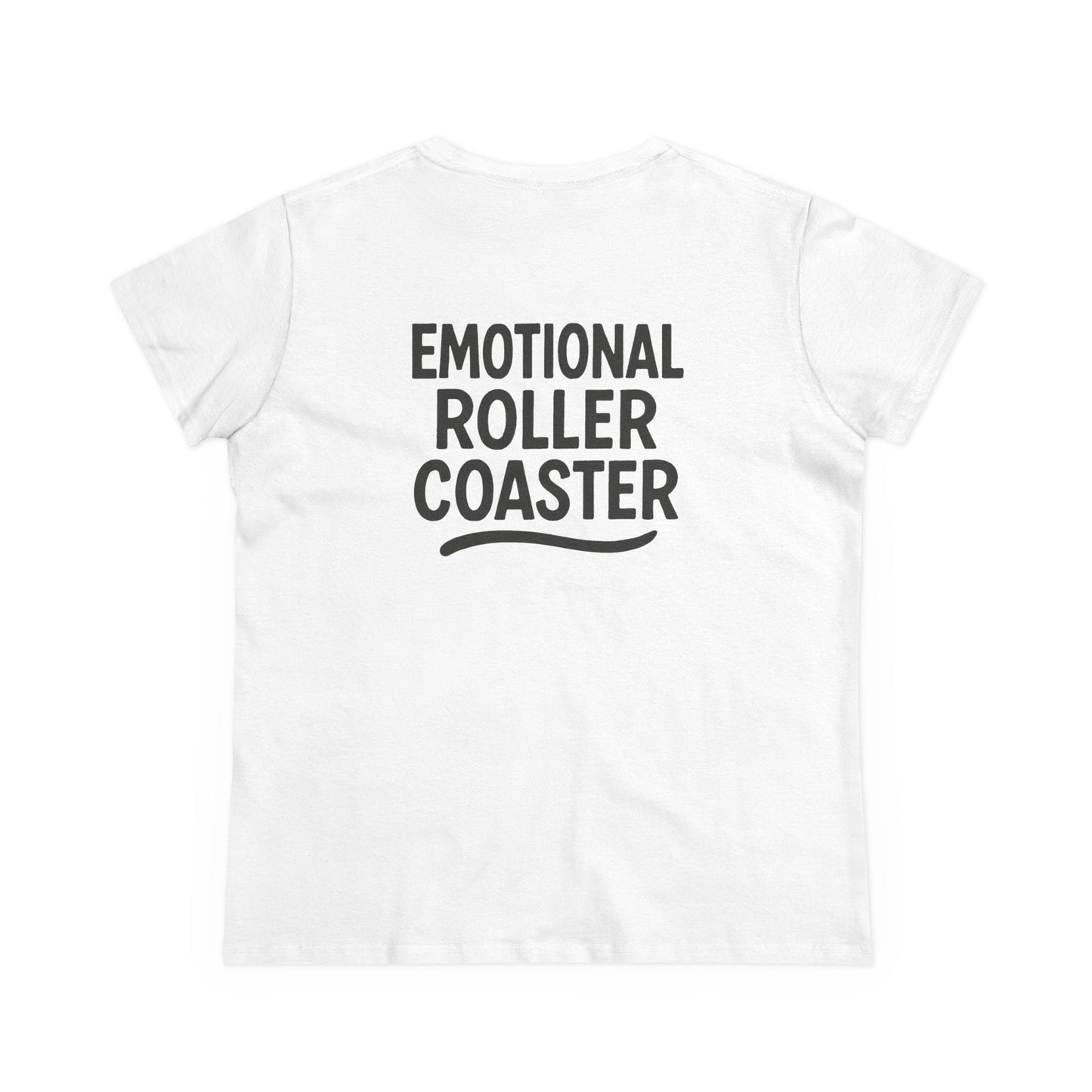 Mood Swings / Emotional Roller Coaster Women's Tee — Funny Mental Health Graphic T-Shirt