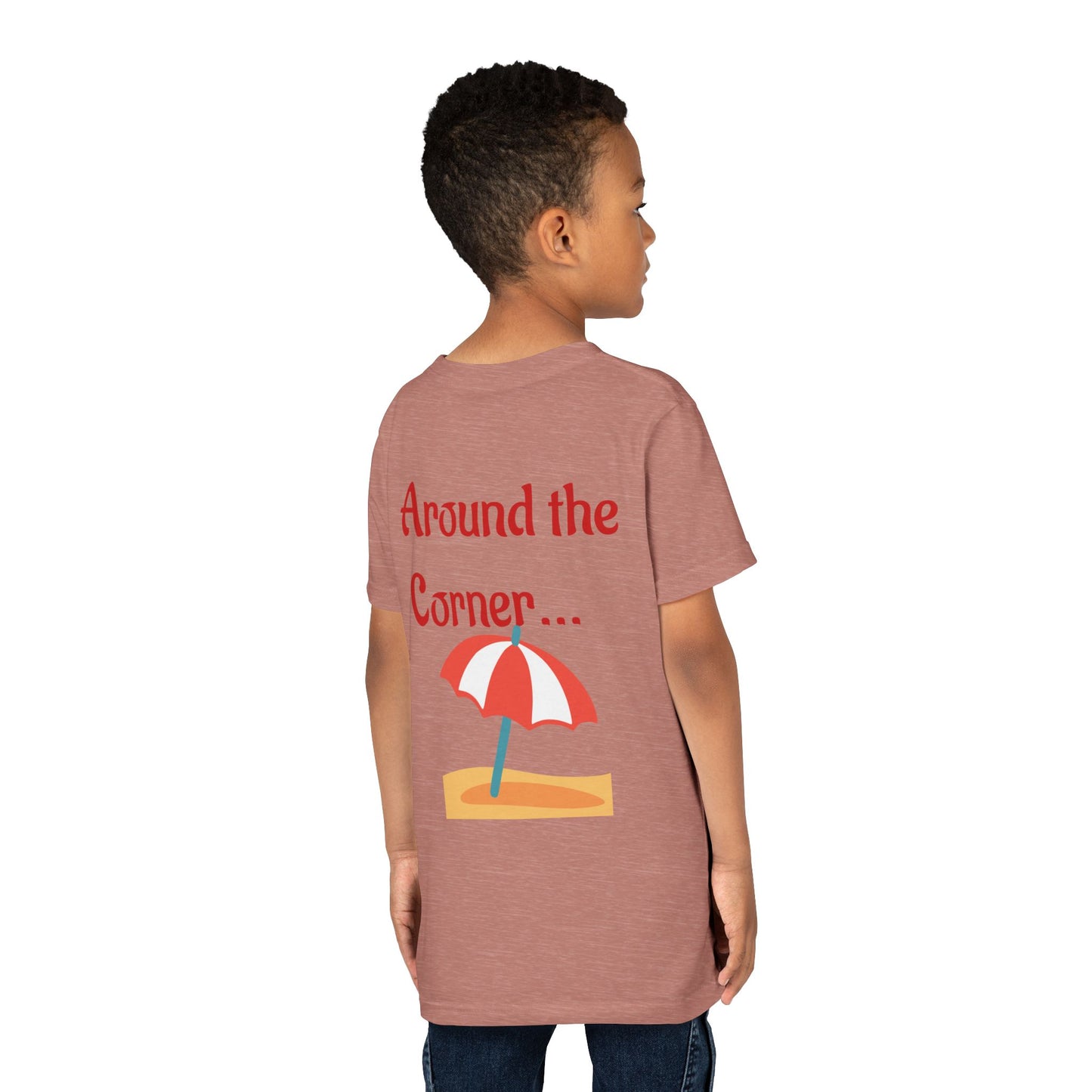 Youth Summer Vibe Tee, Kids Beach Tee