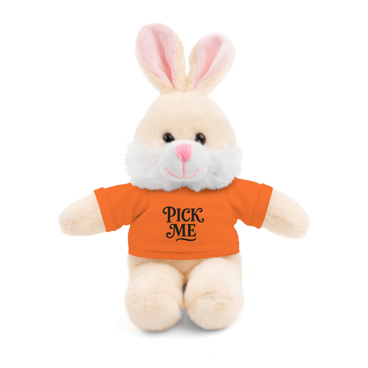 Pick Me Plush Bear with Tee — Cute Stuffed Animal Gift