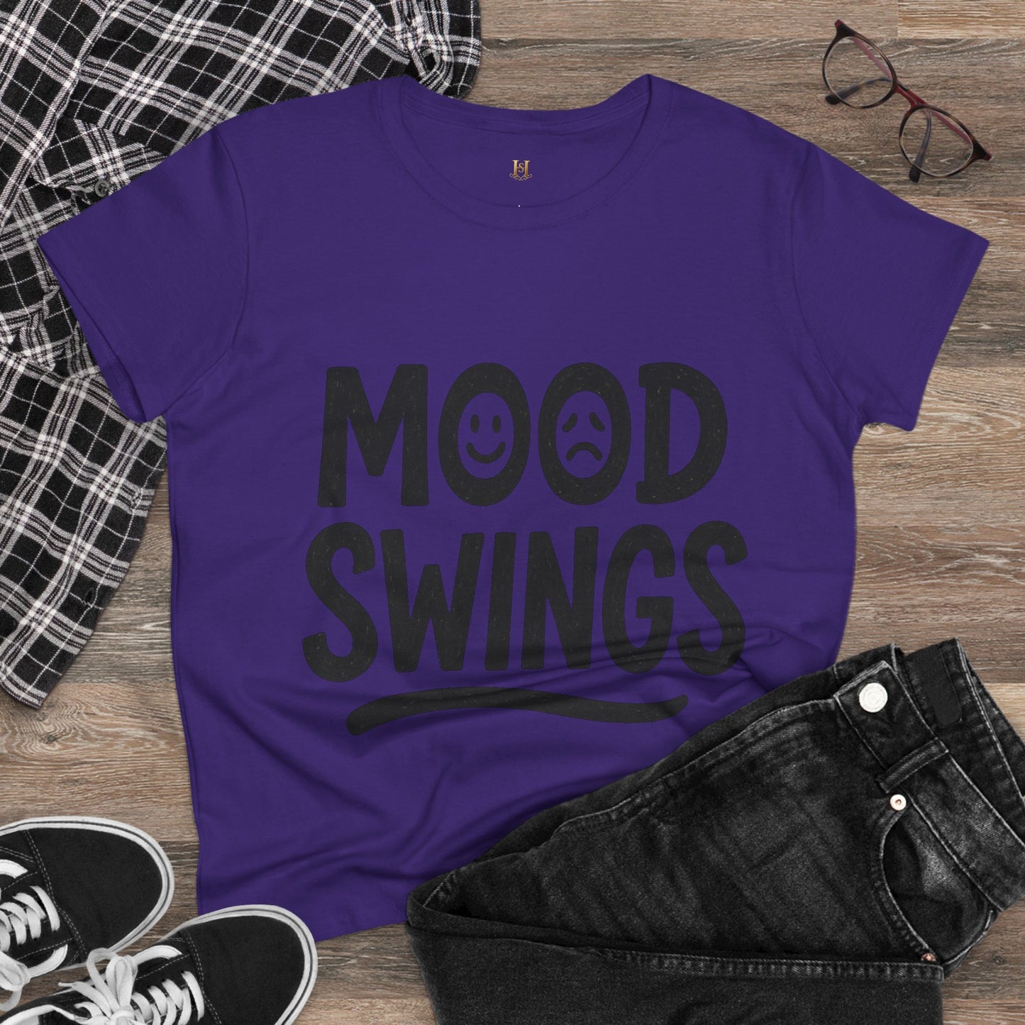 Mood Swings / Emotional Roller Coaster Women's Tee — Funny Mental Health Graphic T-Shirt