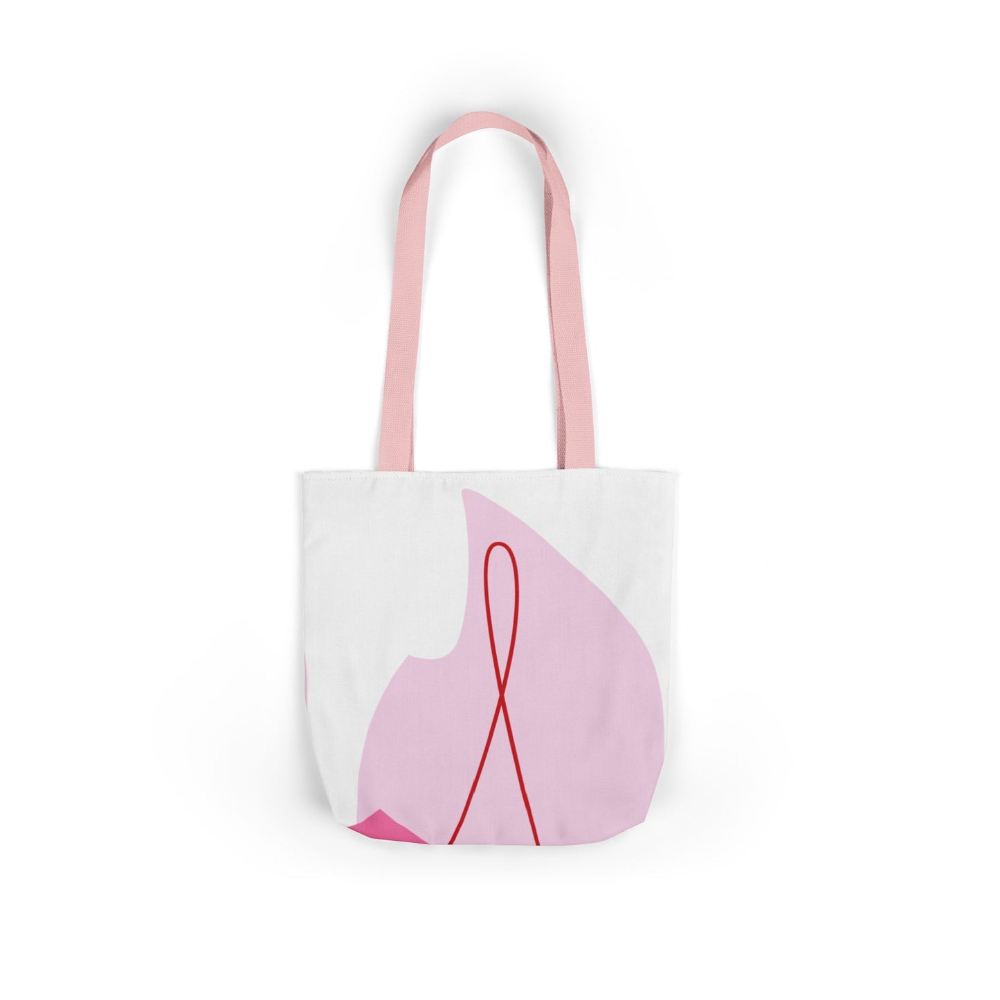 Chic Pink Canvas Tote Bag, Stylish Shopper, Eco-Friendly Gift, Beach Bag, Cute Grocery Bag, Artisan Handbag, Fashion Accessory