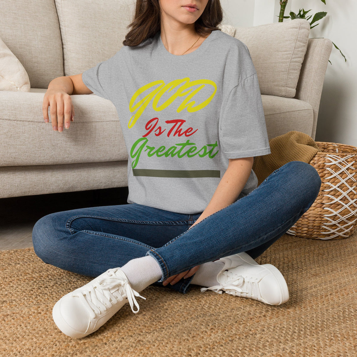 God Is The Greatest T-Shirt — Inspirational Christian Faith Tee