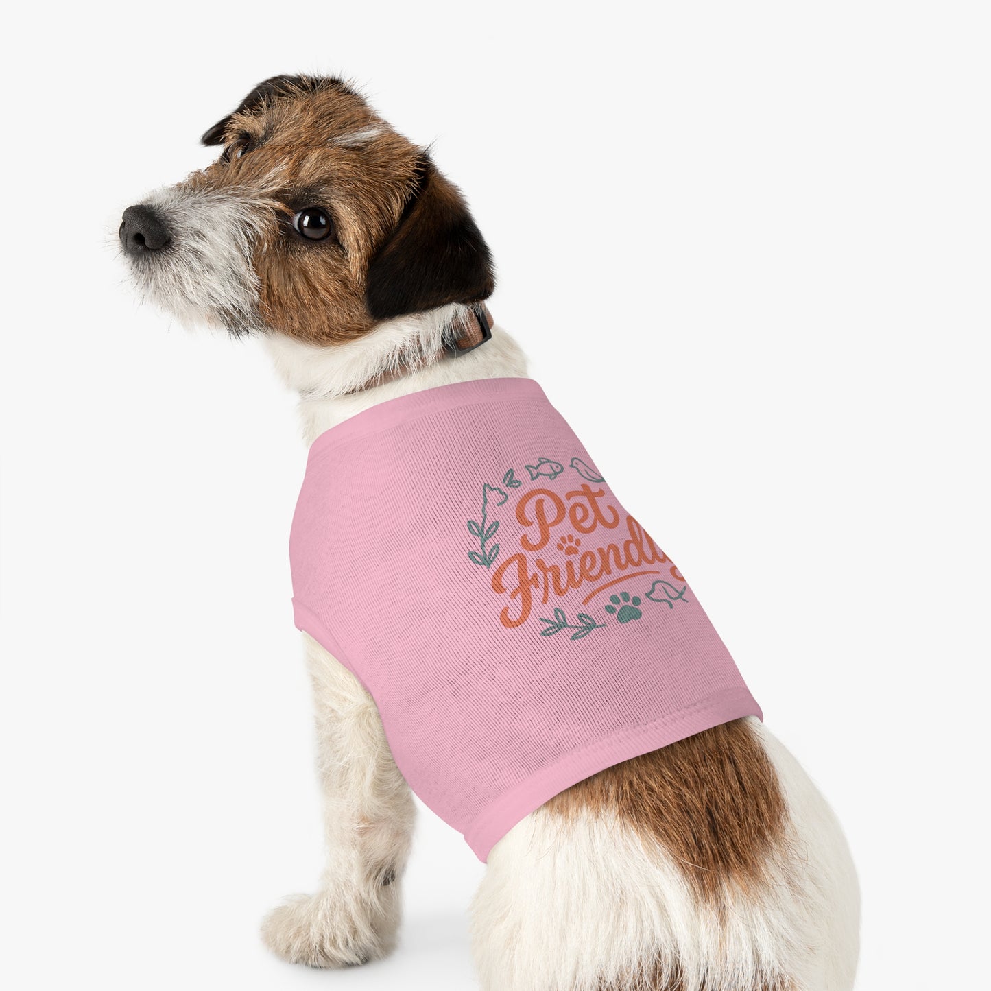 Pet Tank Top - "Pet Friendly" Graphic Dog & Cat Shirt