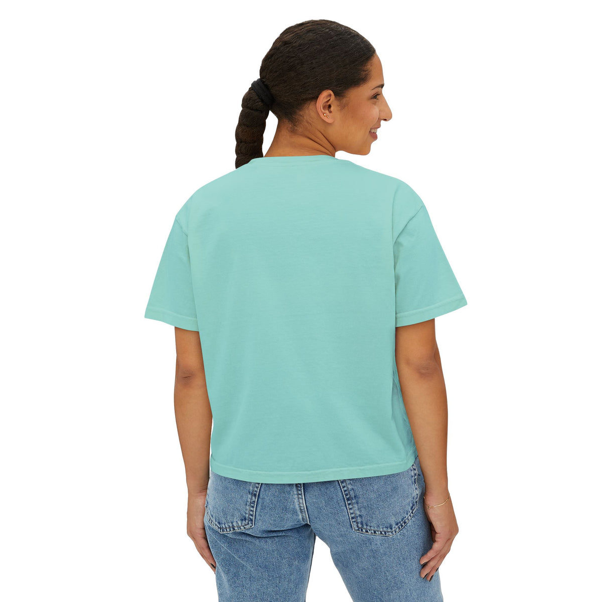 "Still Choosing You" Women's Boxy Tee – Positive Graphic Crop T-Shirt