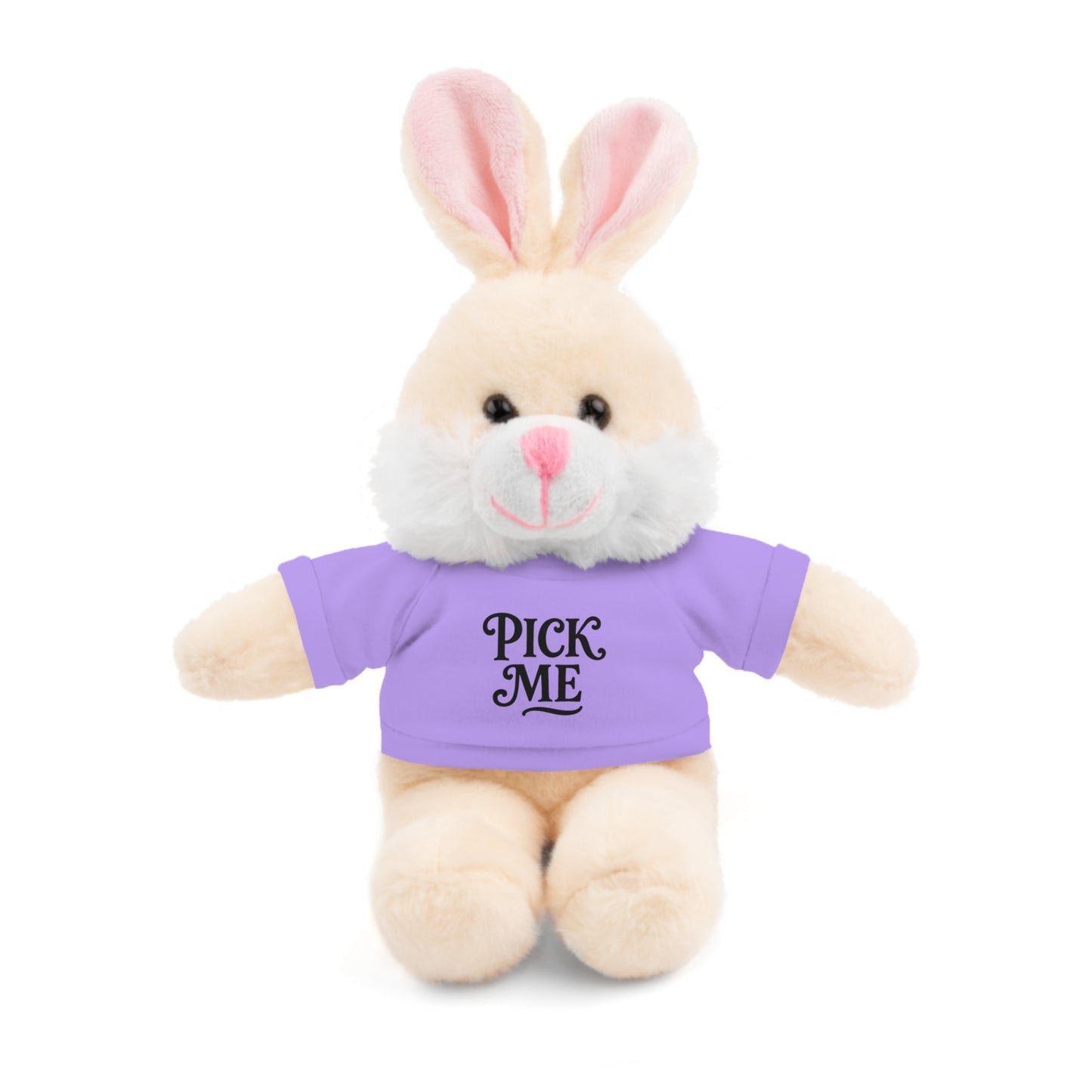 Pick Me Plush Bear with Tee — Cute Stuffed Animal Gift