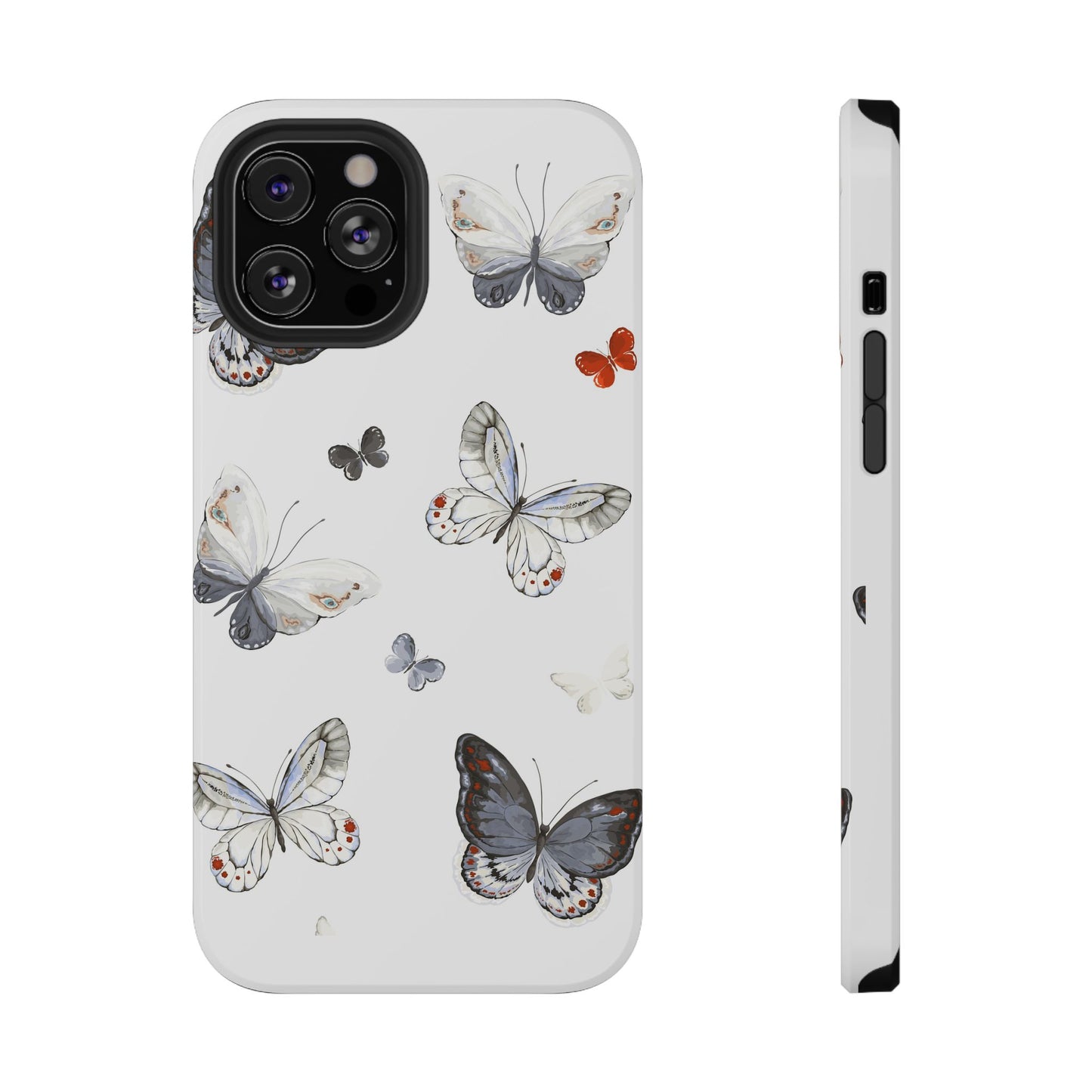 Butterfly Impact-Resistant Phone Case, Elegant Phone Cover, Gifts for Her, Nature Lovers, Eco-friendly Design, Cute Butterfly Case