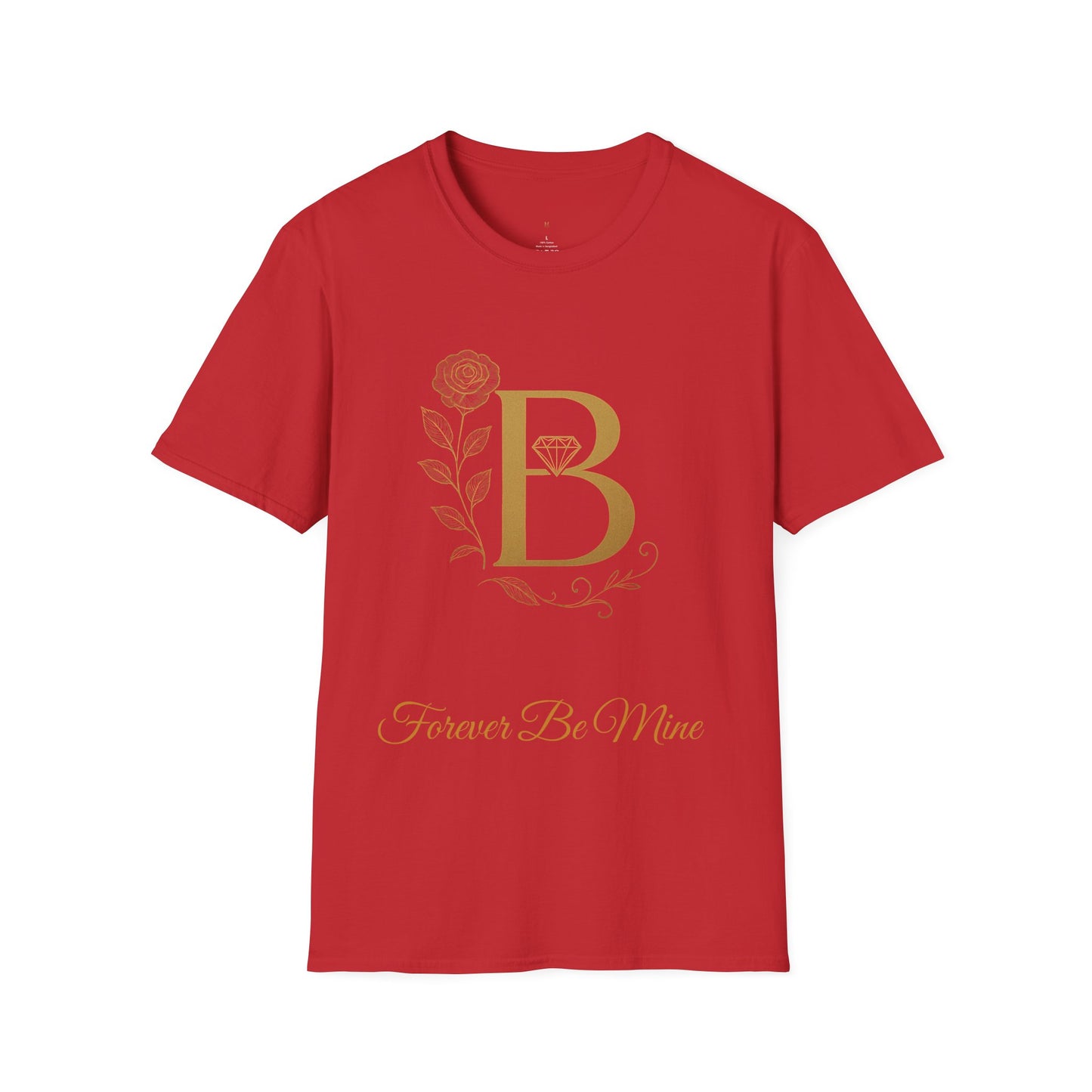 Personalized Floral Monogram T-Shirt, Forever Be Mine Shirt